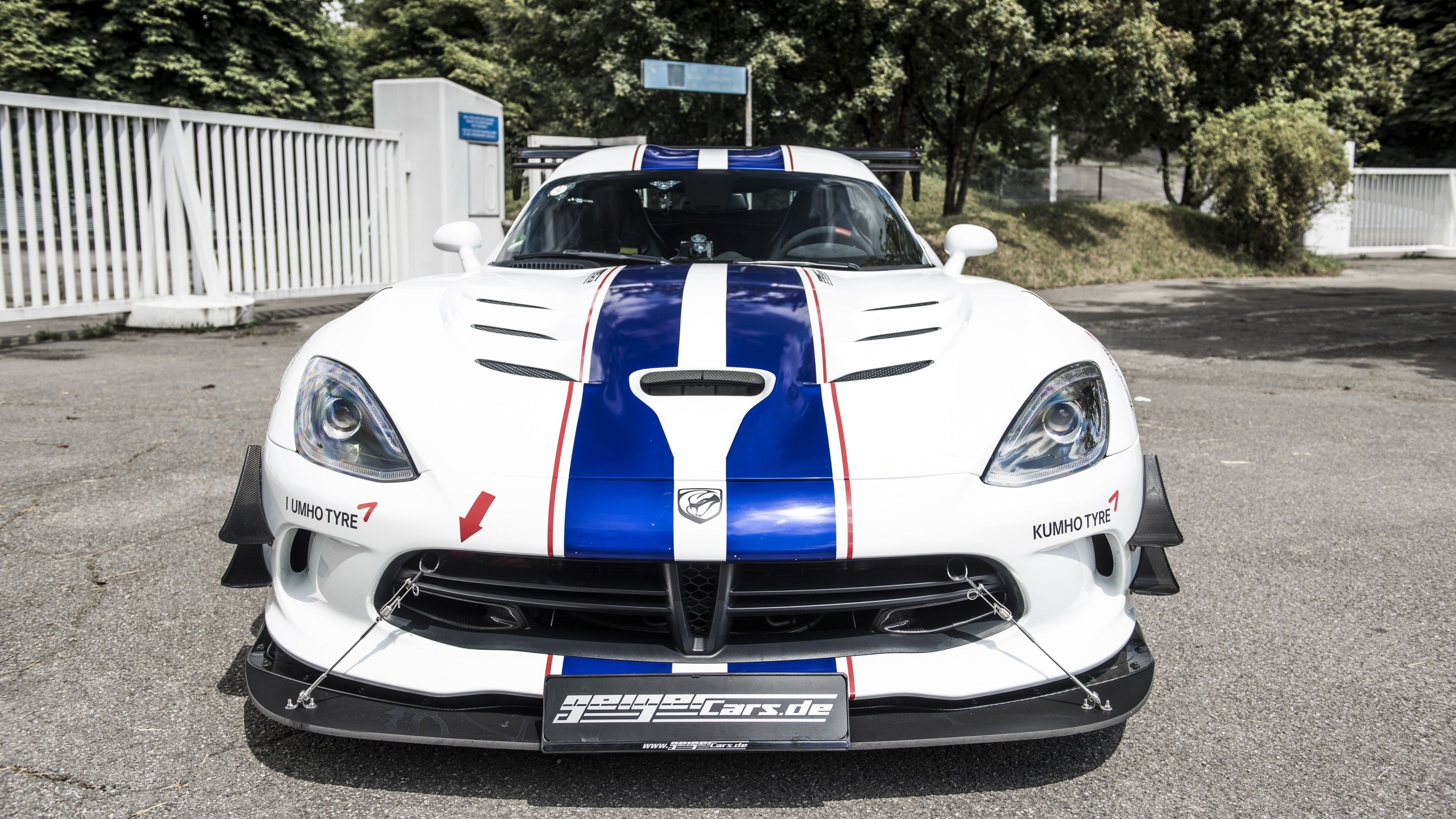 3840x2160 Wallpaper Dodge Viper ACR, Geiger Cars, white, speed, Cars & Bikes, Desktop