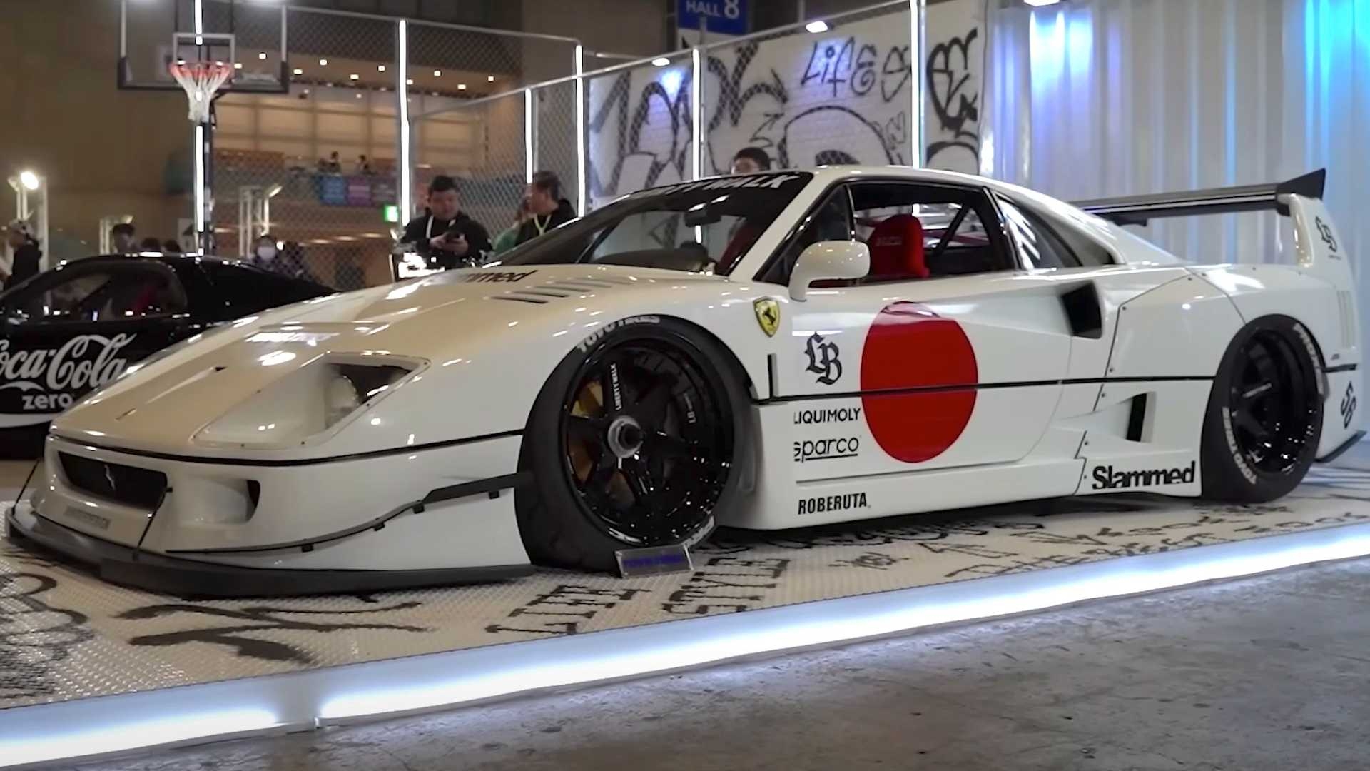 1920x1080 Ferrari F40 With Liberty Walk Widebody Kit Debuts At Tokyo Auto Salon, Desktop