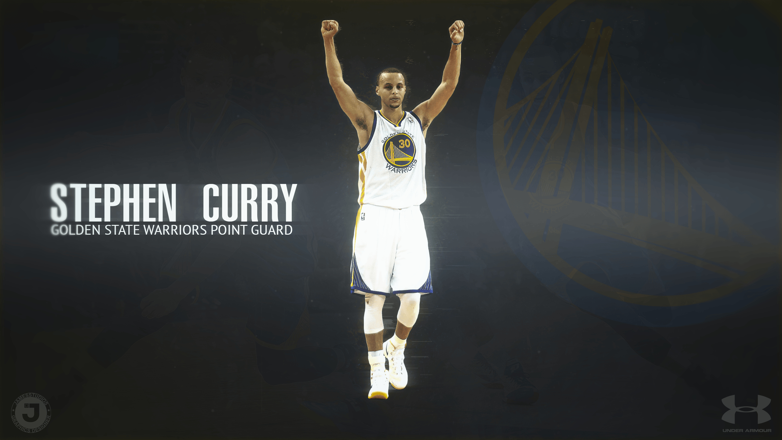 2560x1440 Stephen Curry background desktop, Desktop