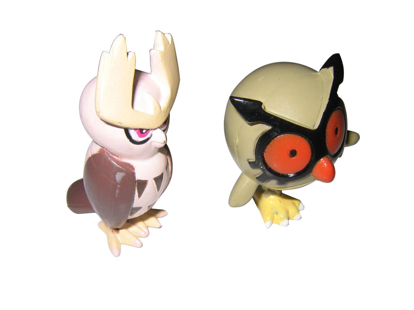 1600x1200 Hoothoot & Noctowl Pokemon Figures, Desktop