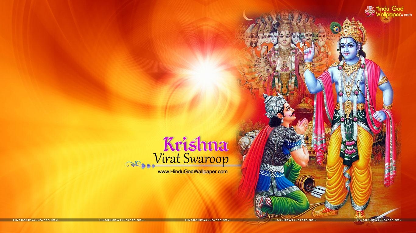 1370x770 Lord Krishna And Arjuna HD Wallpaper Wallpaper, Desktop