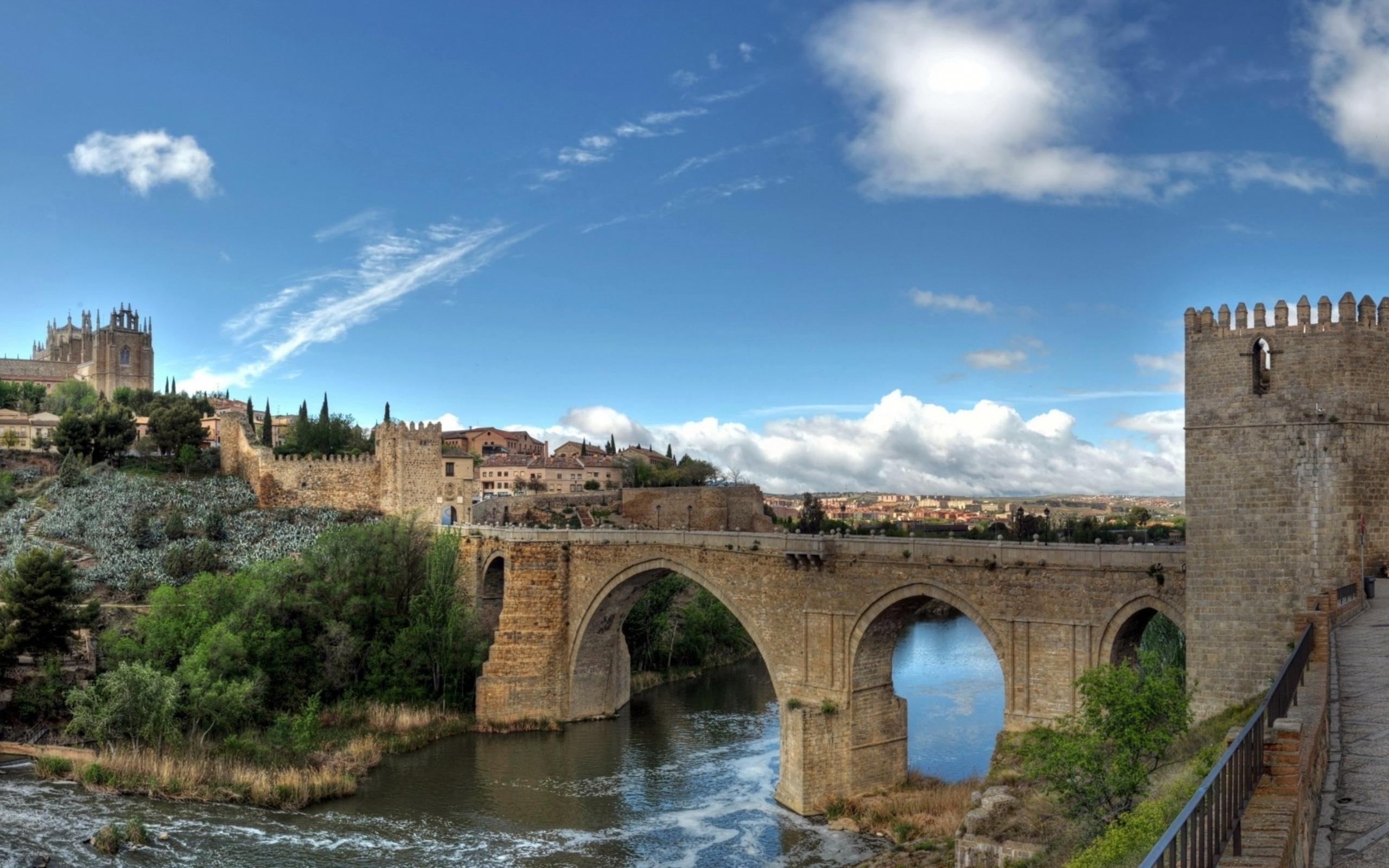 2560x1600 Toledo Bridge Europe River World Spain HD Wallpaper, Desktop, Desktop