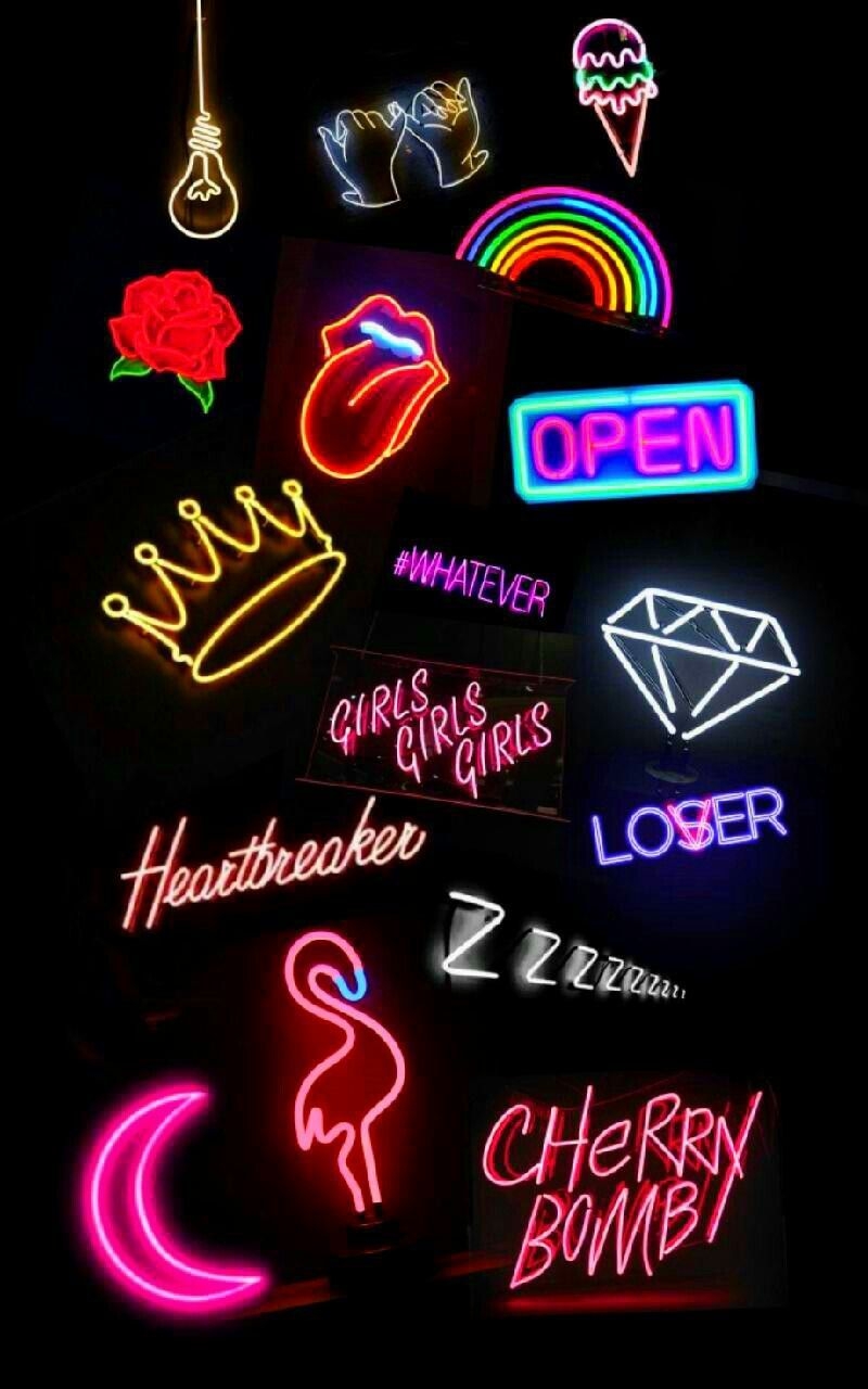 800x1280 4k resolution neon wallpaper hd: July 2018, Phone