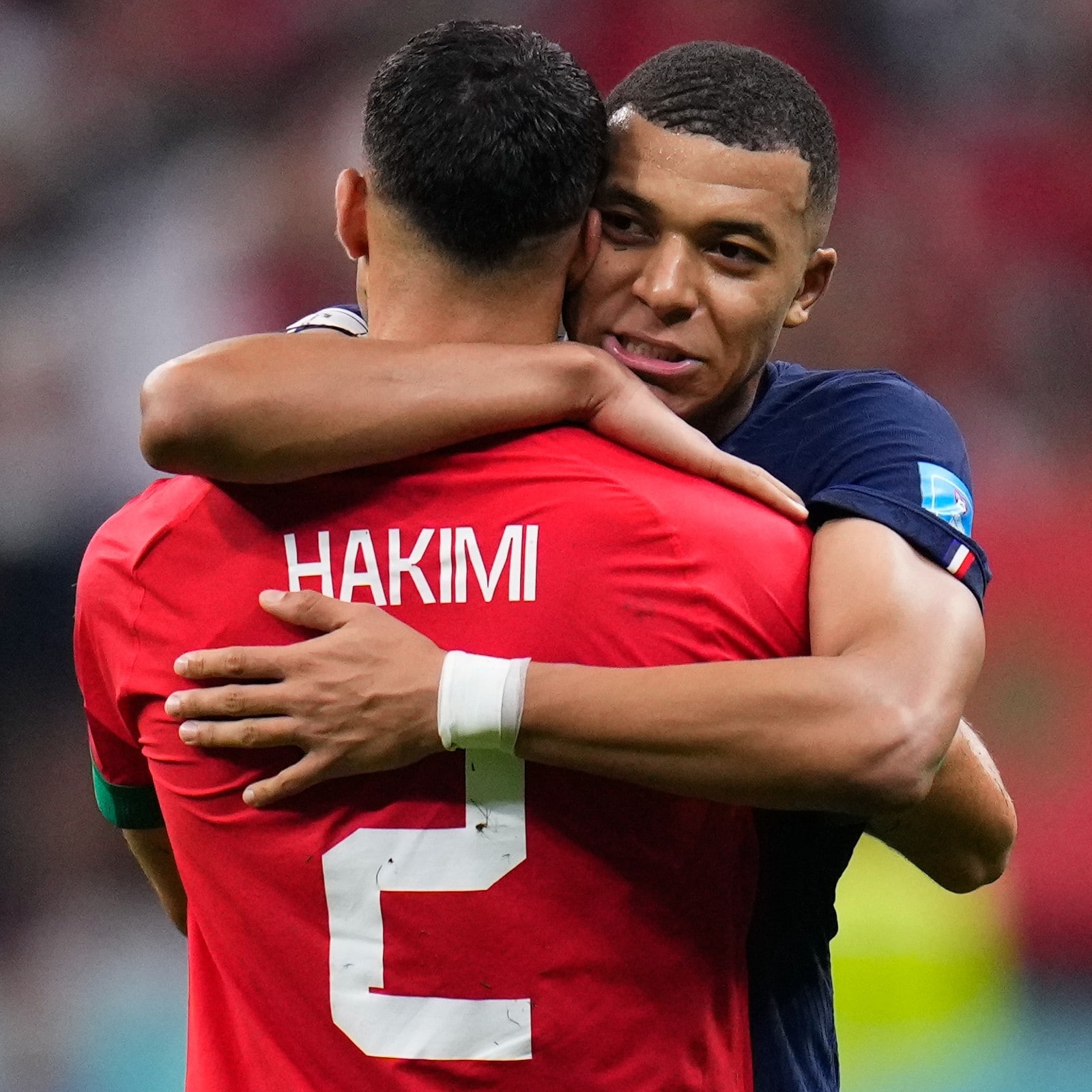 1600x1600 Watch. Kylian Mbappe, Achraf Hakimi Define Friendship Goals With T Shirt Swap After Semifinal Match, Phone