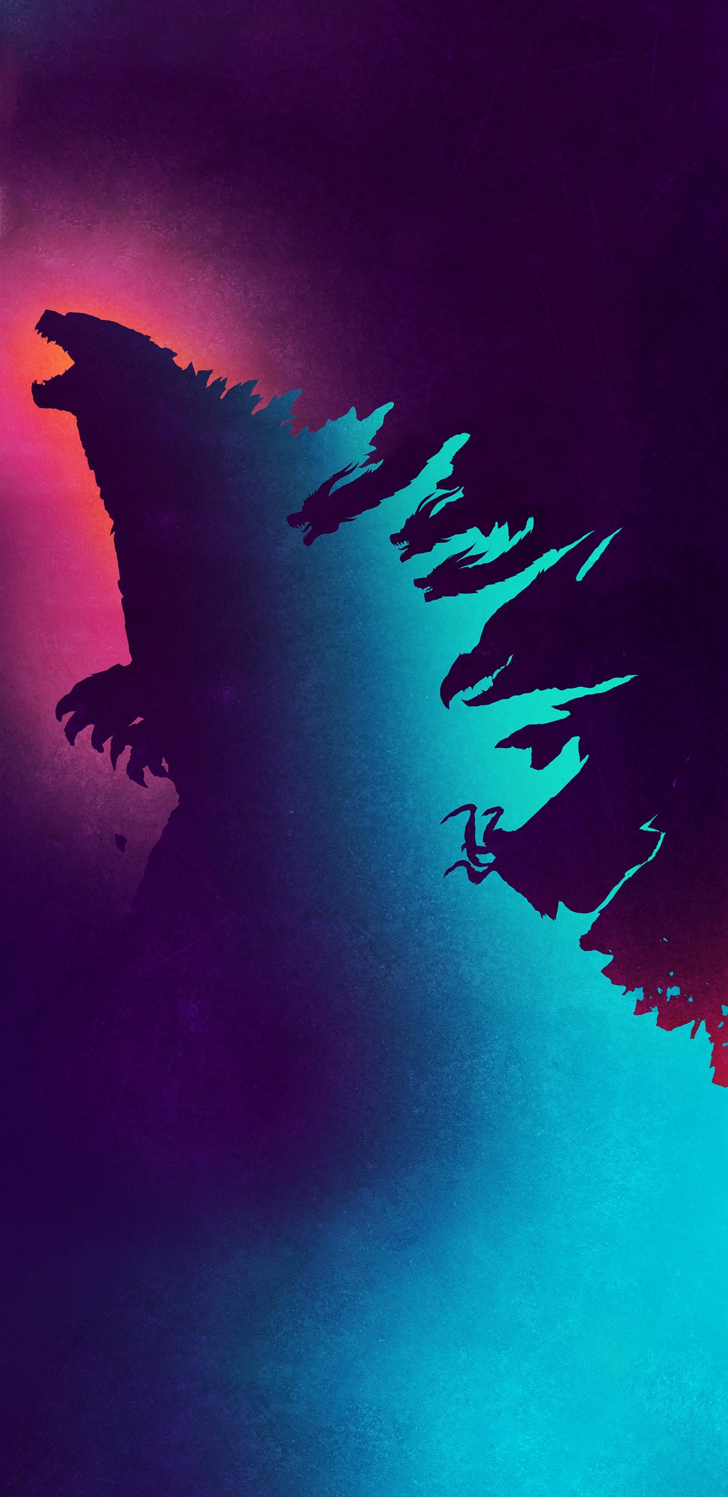 1440x2960 Godzilla (Textless version by Pablo Iranzo) [ Wallpaper Edit], Phone