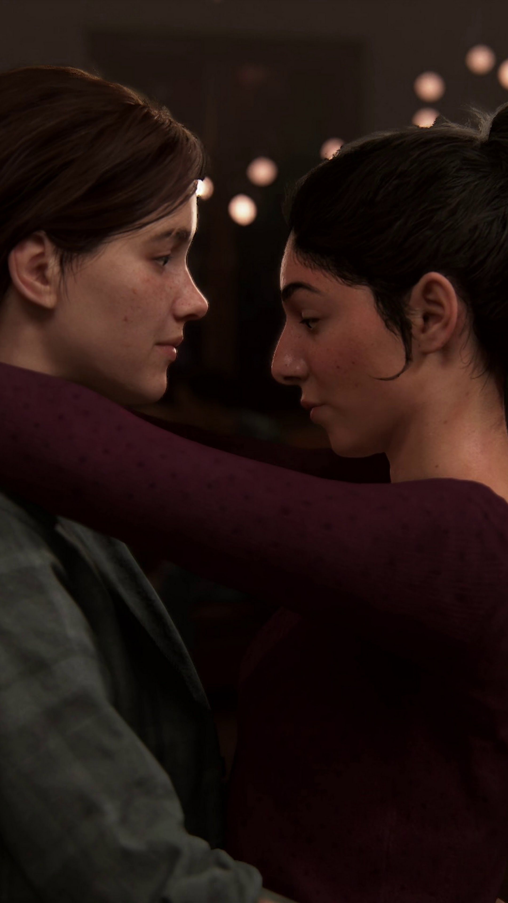 2160x3840 The Last of Us Part 2 Ellie and Dina 4K Wallpaper, Phone