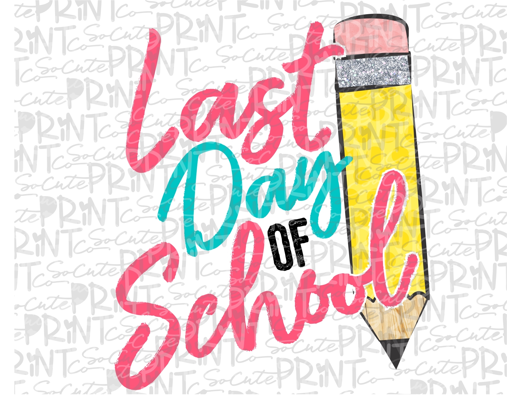 1750x1420 Last day of school pencil pink 19 *Printable PNG*, Desktop