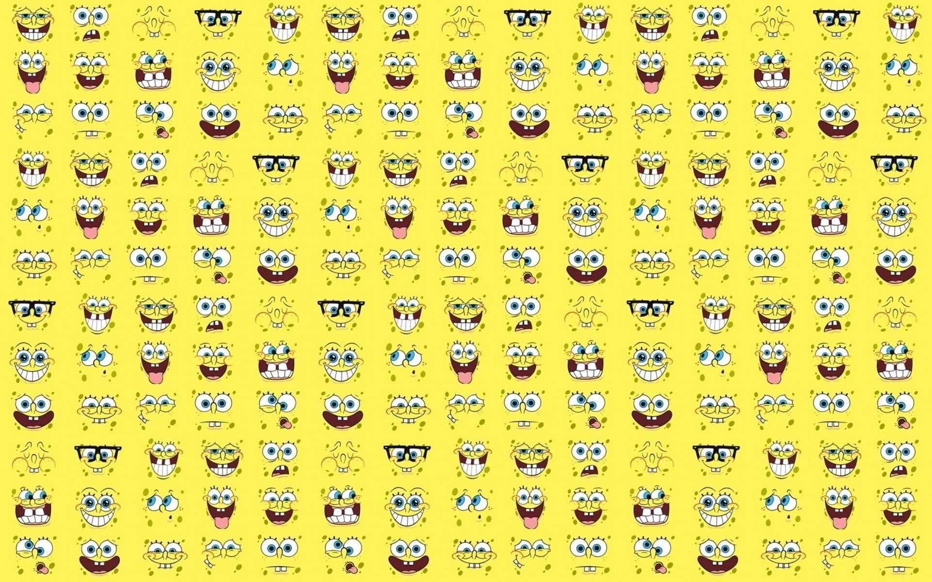 1920x1200 face, SpongeBob SquarePants, Spongebob, Cartoon, Yellow, Collage, TV Wallpaper HD / Desktop and Mobile Background, Desktop