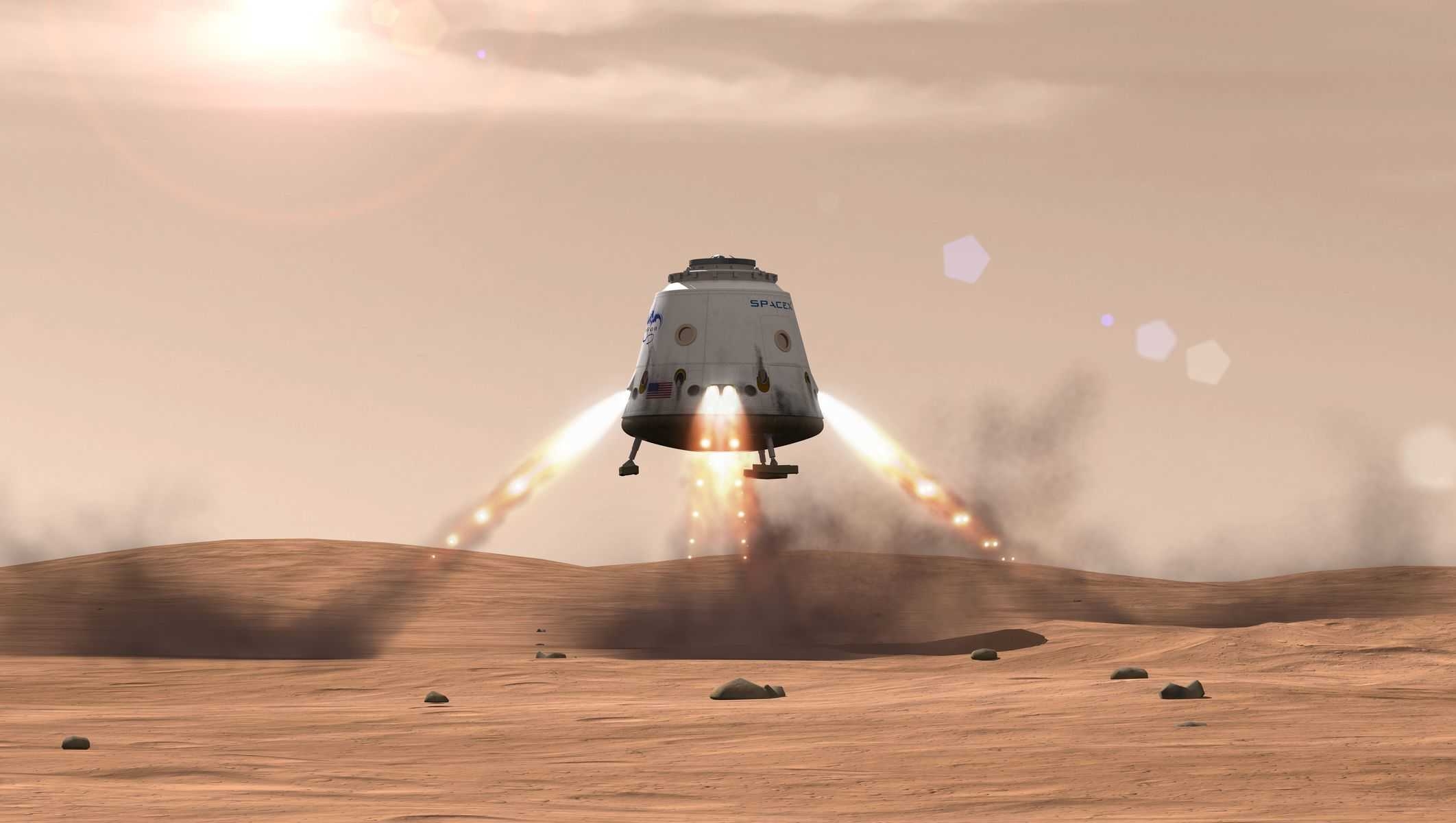 2130x1200 SpaceX Mars Mission HD, Desktop