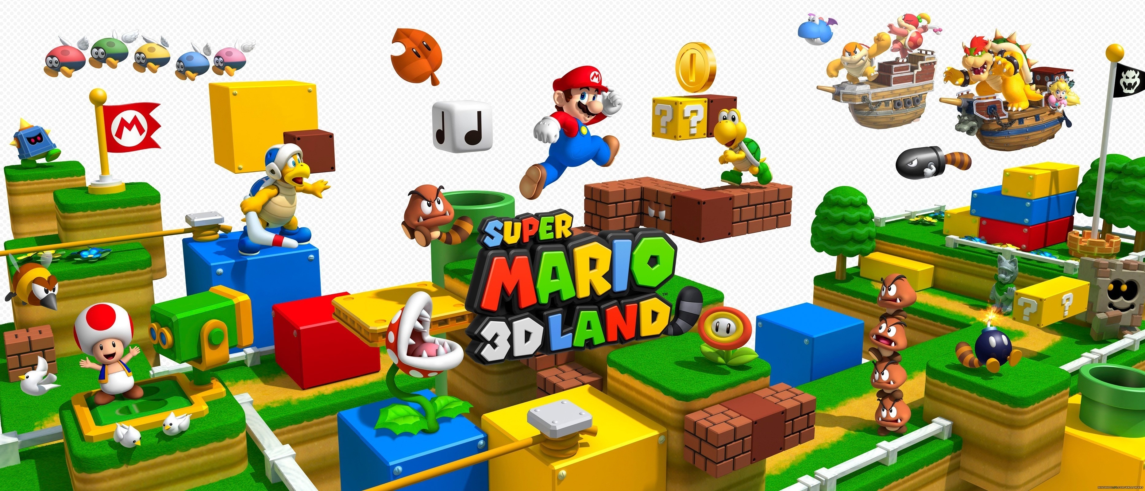 3740x1600 Super Mario 3D World HD Wallpaper. Background Imagex1600, Dual Screen