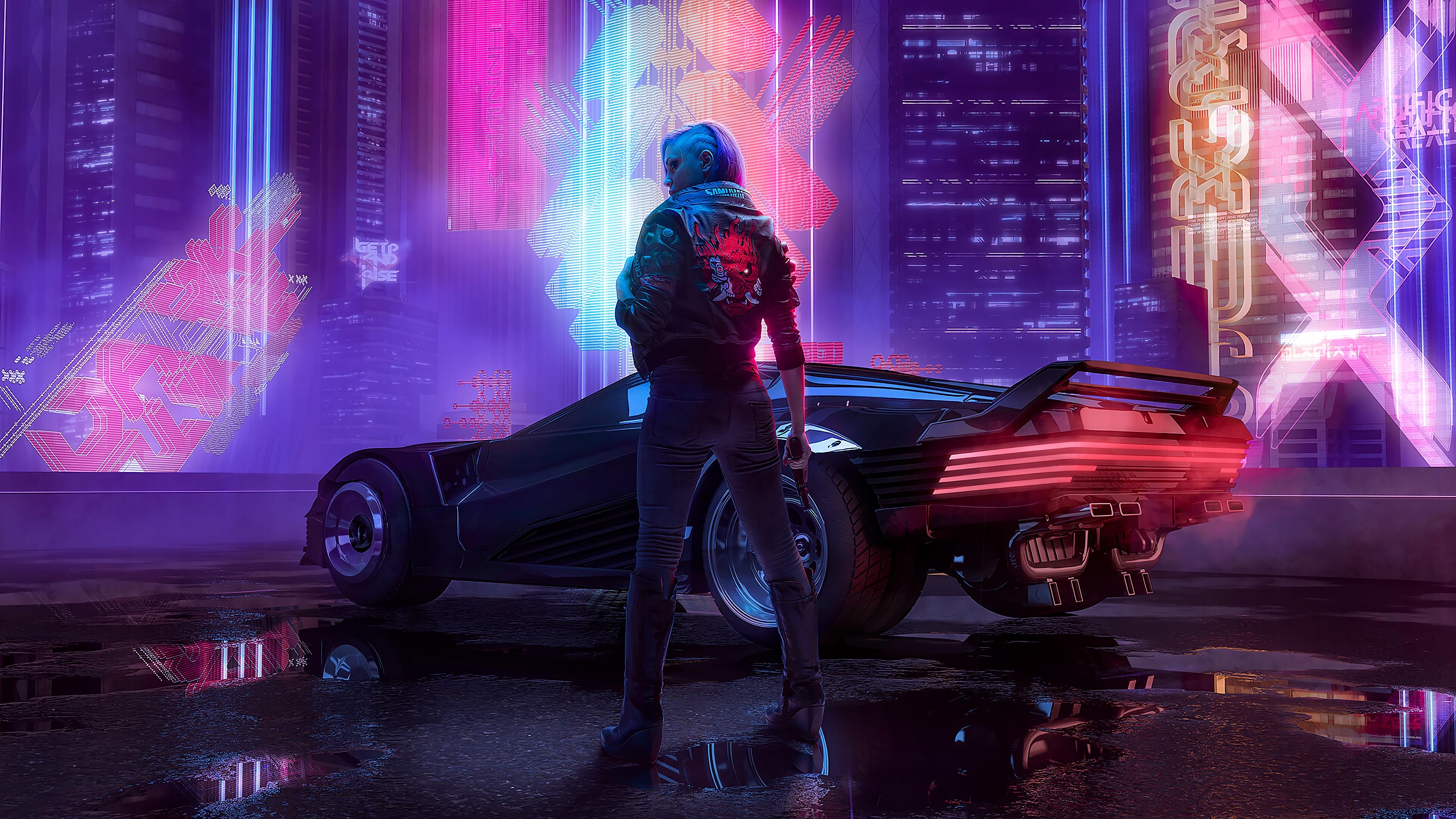 3840x2160 Cyberpunk 4K wallpaper for your desktop or mobile screen free and easy to download, Desktop