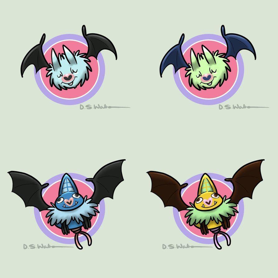 900x900 GDEA: Woobat and Swoobat, Phone