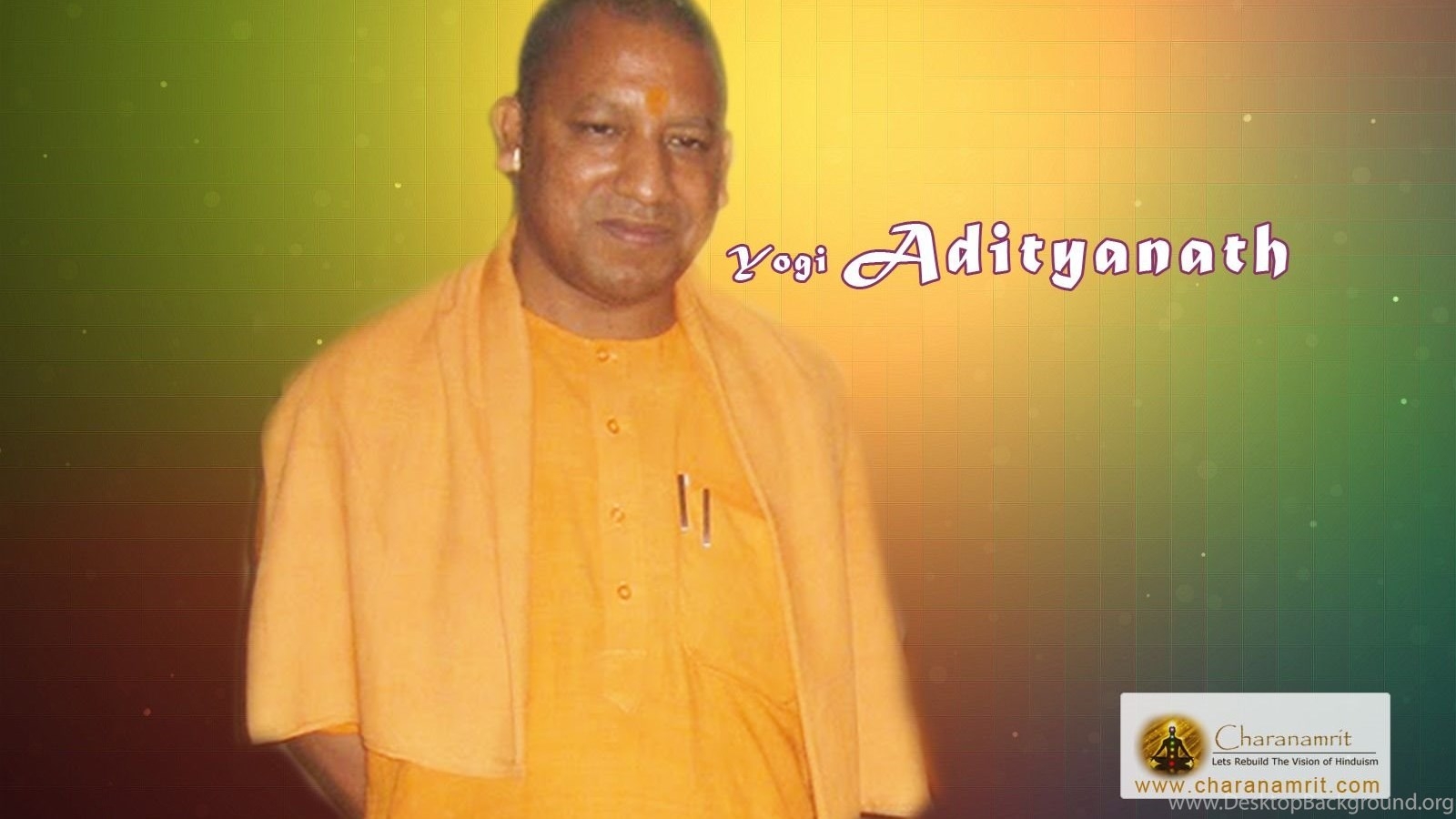 1600x900 Mahant Yogi Adityanath Beautiful HD Wallpaper For Free Download. Desktop Background, Desktop