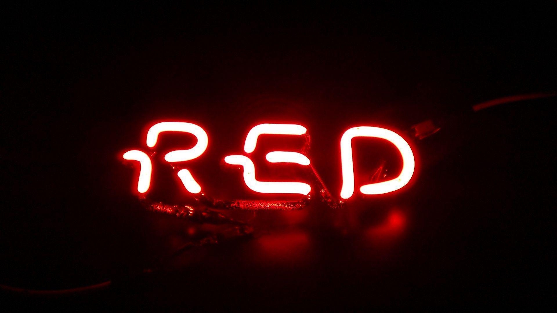 1920x1080 RED” neon section from Red Dog neon signThe Neon Sign Guy Store, Desktop