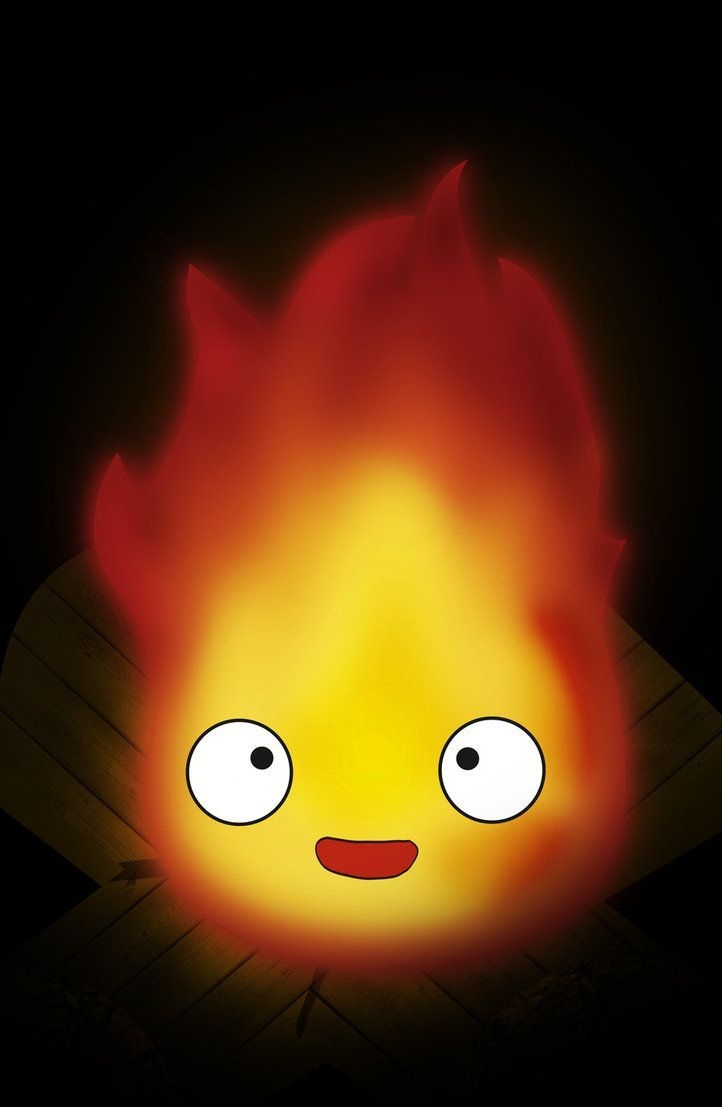 730x1110 calcifer. Calcifer. Ghibli artwork, Studio ghibli movies, Studio ghibli, Phone