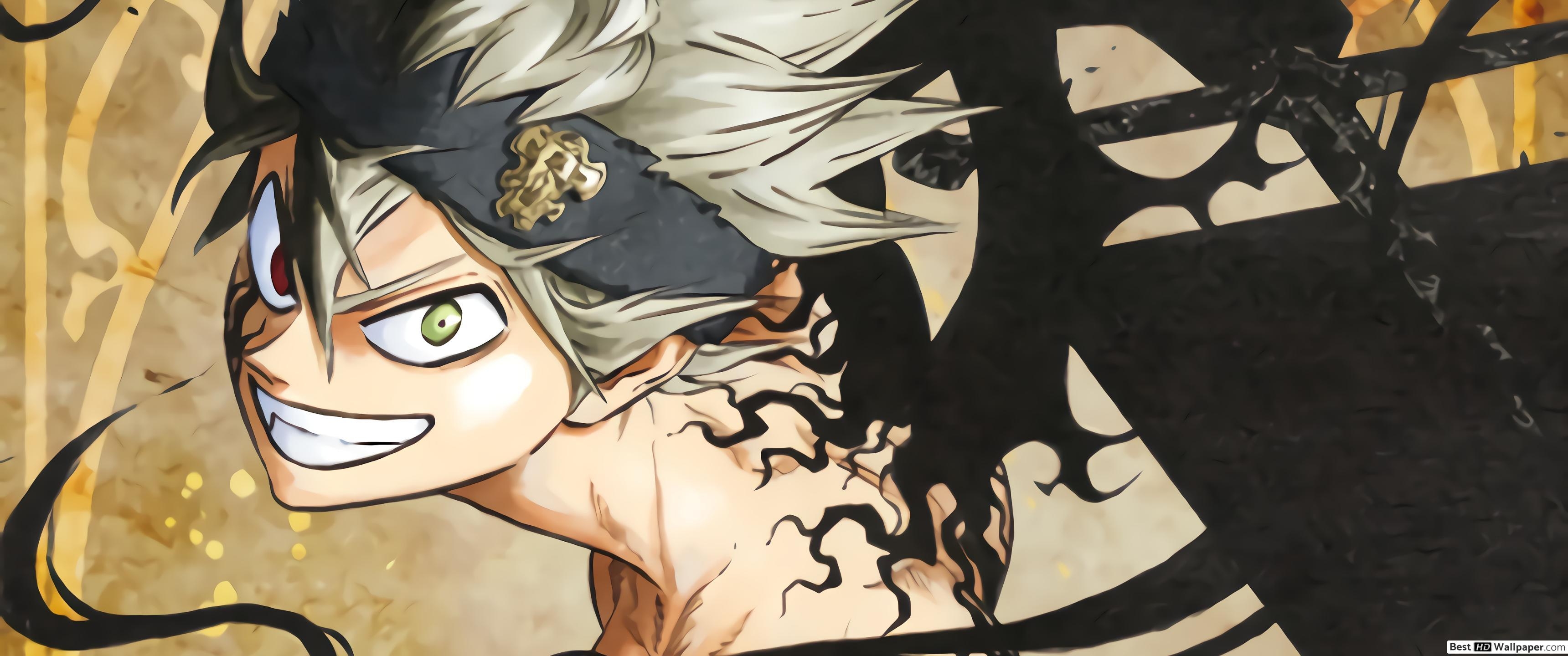 3440x1440 Black Clover HD wallpaper download, Dual Screen