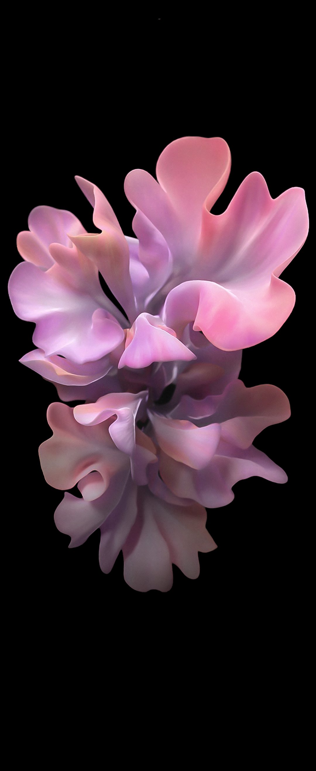 1080x2640 Download Galaxy Z Flip wallpaper and see your home screen 'bloom', Phone