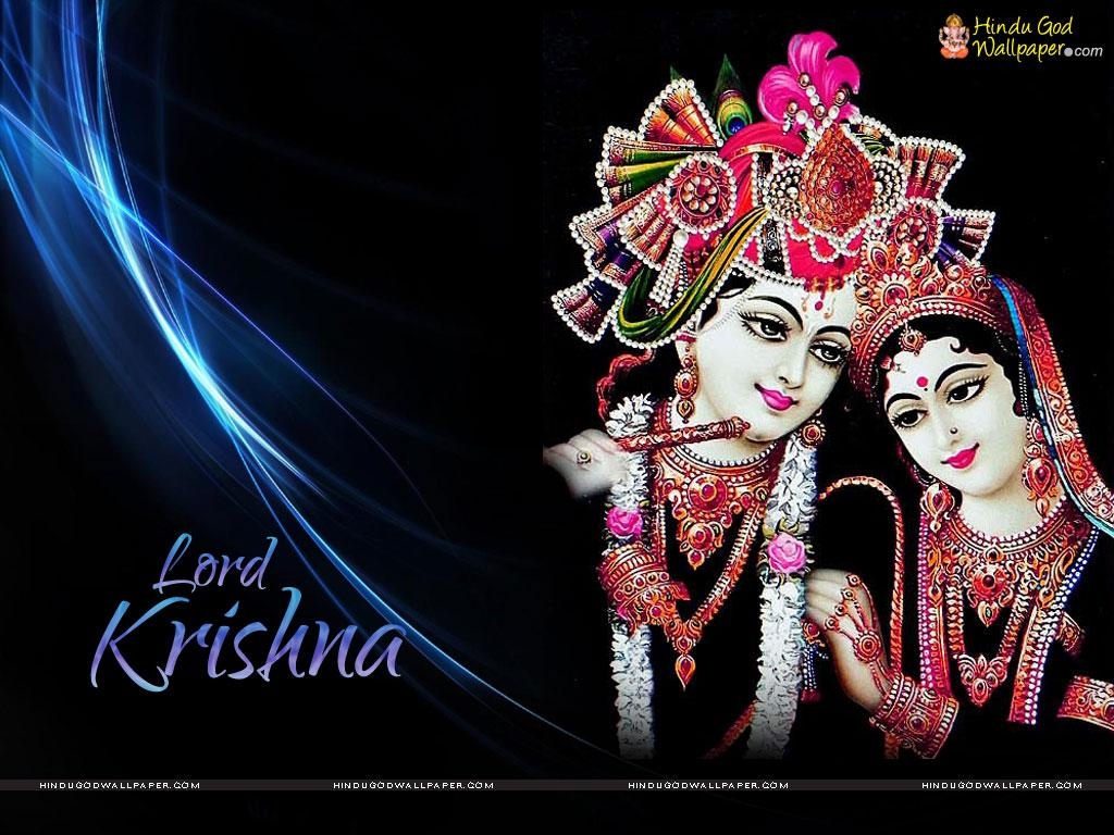 1030x770 Lord Krishna Wallpaper with Black Background, Desktop