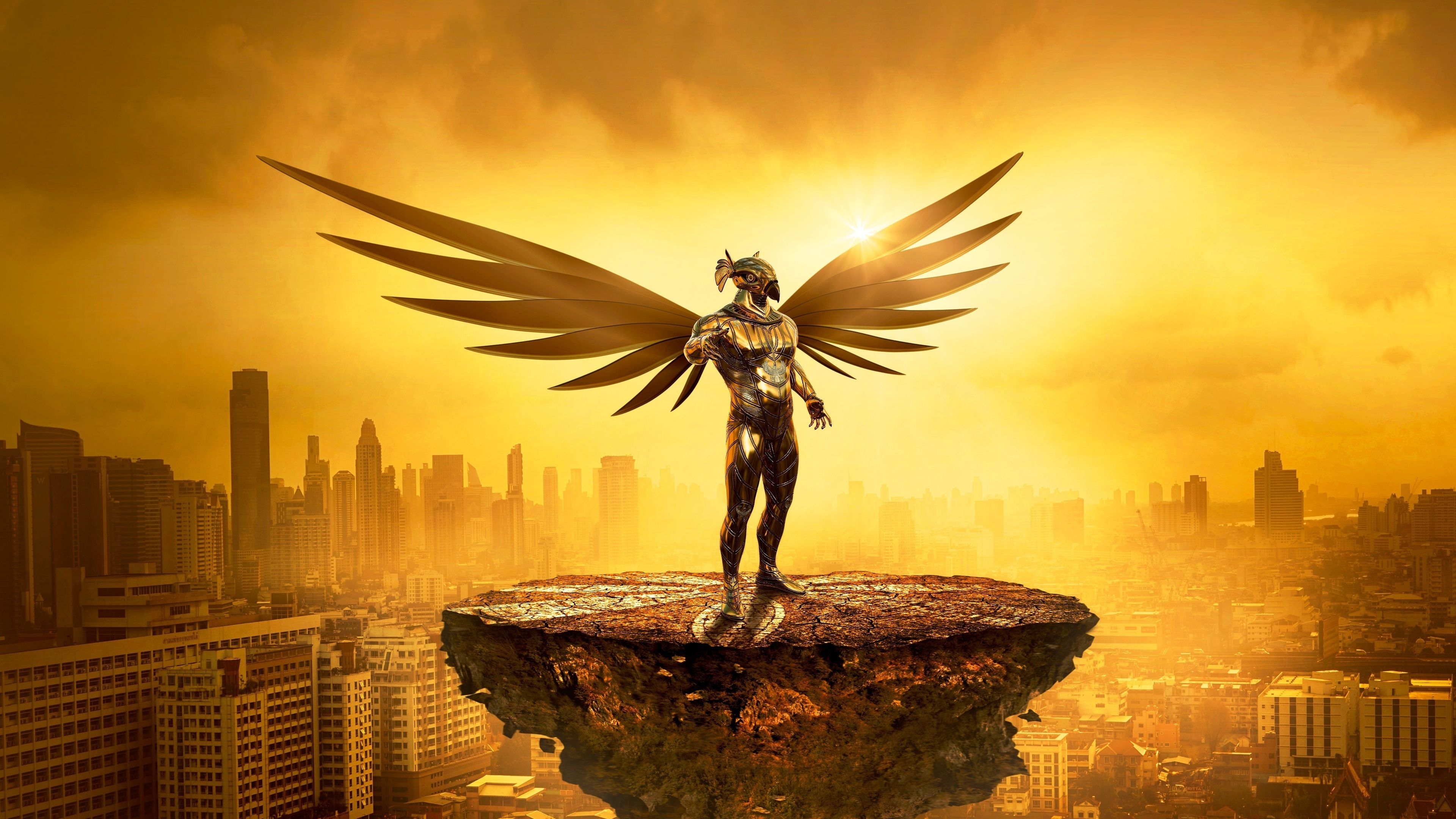 3840x2160 Angel 4K wallpaper for your desktop or mobile screen free and easy to download, Desktop