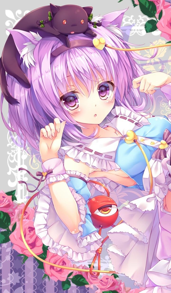 720x1230 anime, art, art girl, baby girl, background, beautiful, beautiful girl, beauty, cartoon, cute baby, drawing, illustration girl, kawaii, manga, neko, pastel, purple, sweet girl, violet, wallpaper, we heart it, beautiful art, anime, Phone