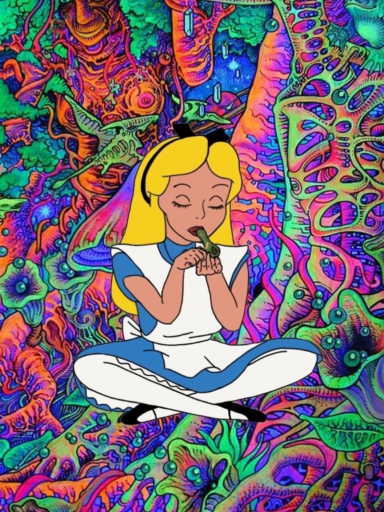 770x1030 Trippy Cartoon Aesthetic Wallpaper, Phone