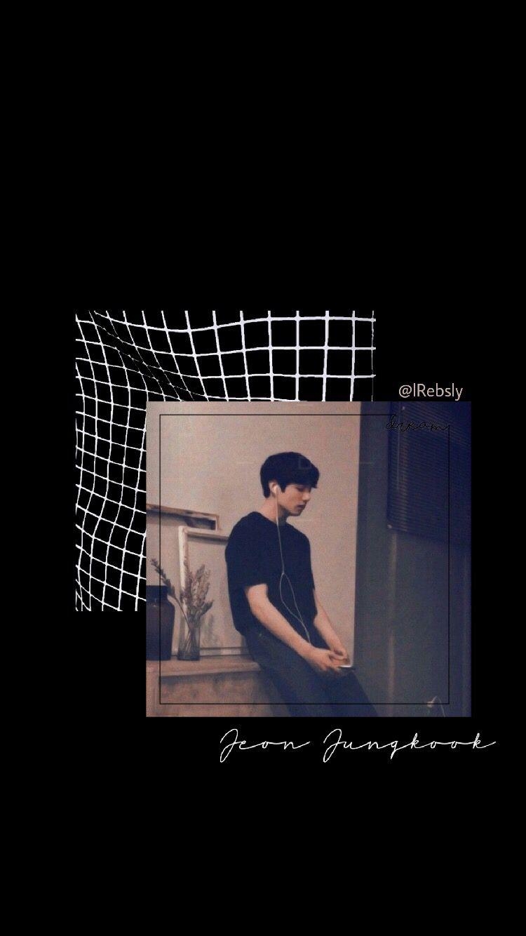 750x1340 jungkook #bts #wallpaper #black #aesthetic. Black aesthetic, Phone