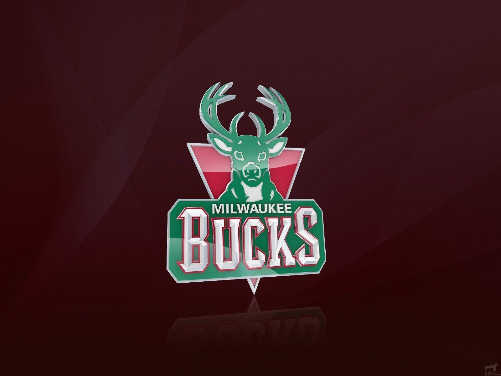 1600x1200 Milwaukee Bucks 3D Logo Wallpaper. Basketball Wallpaper at, Desktop