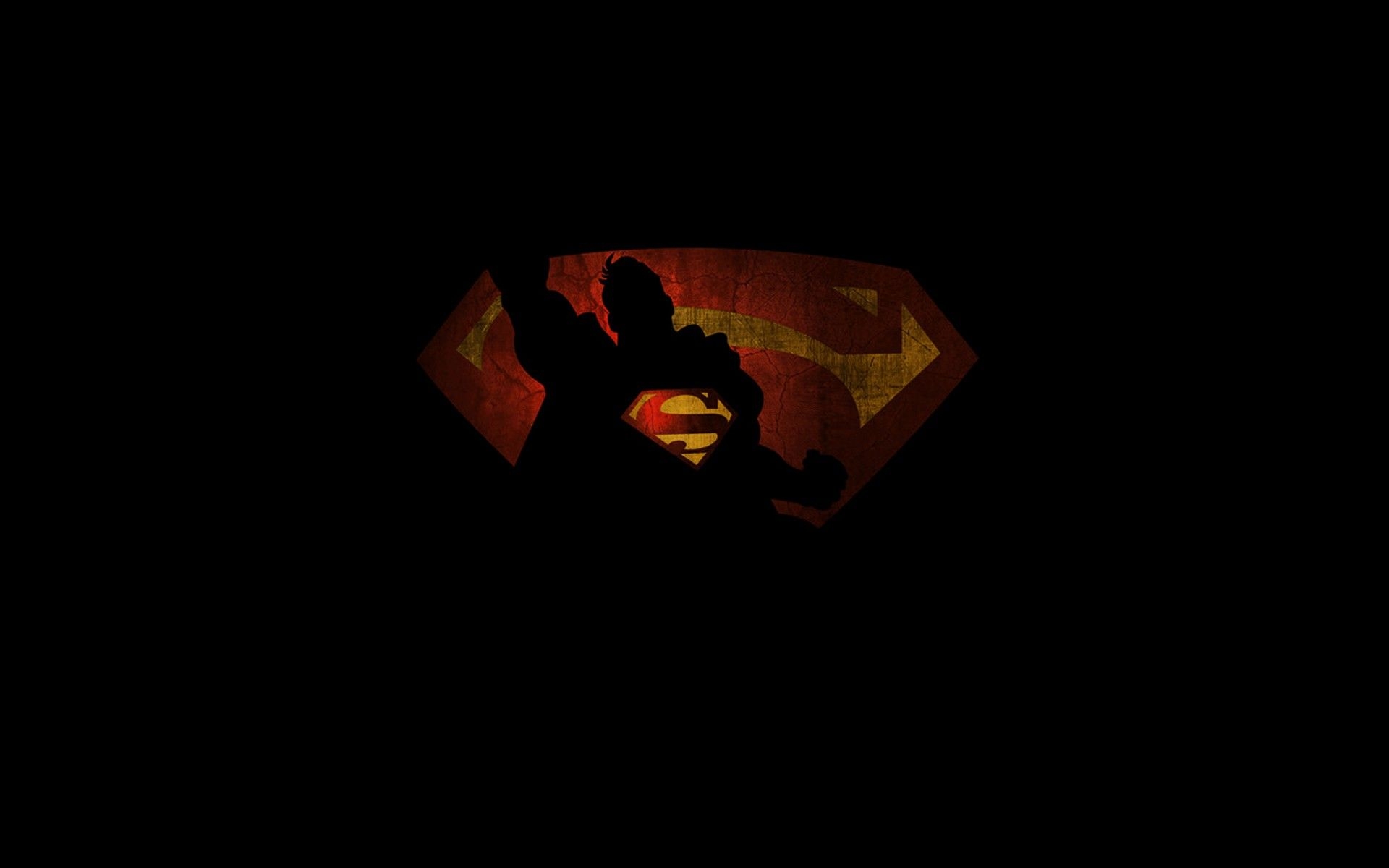 1920x1200 Black Superman Logo Wallpaper, Desktop