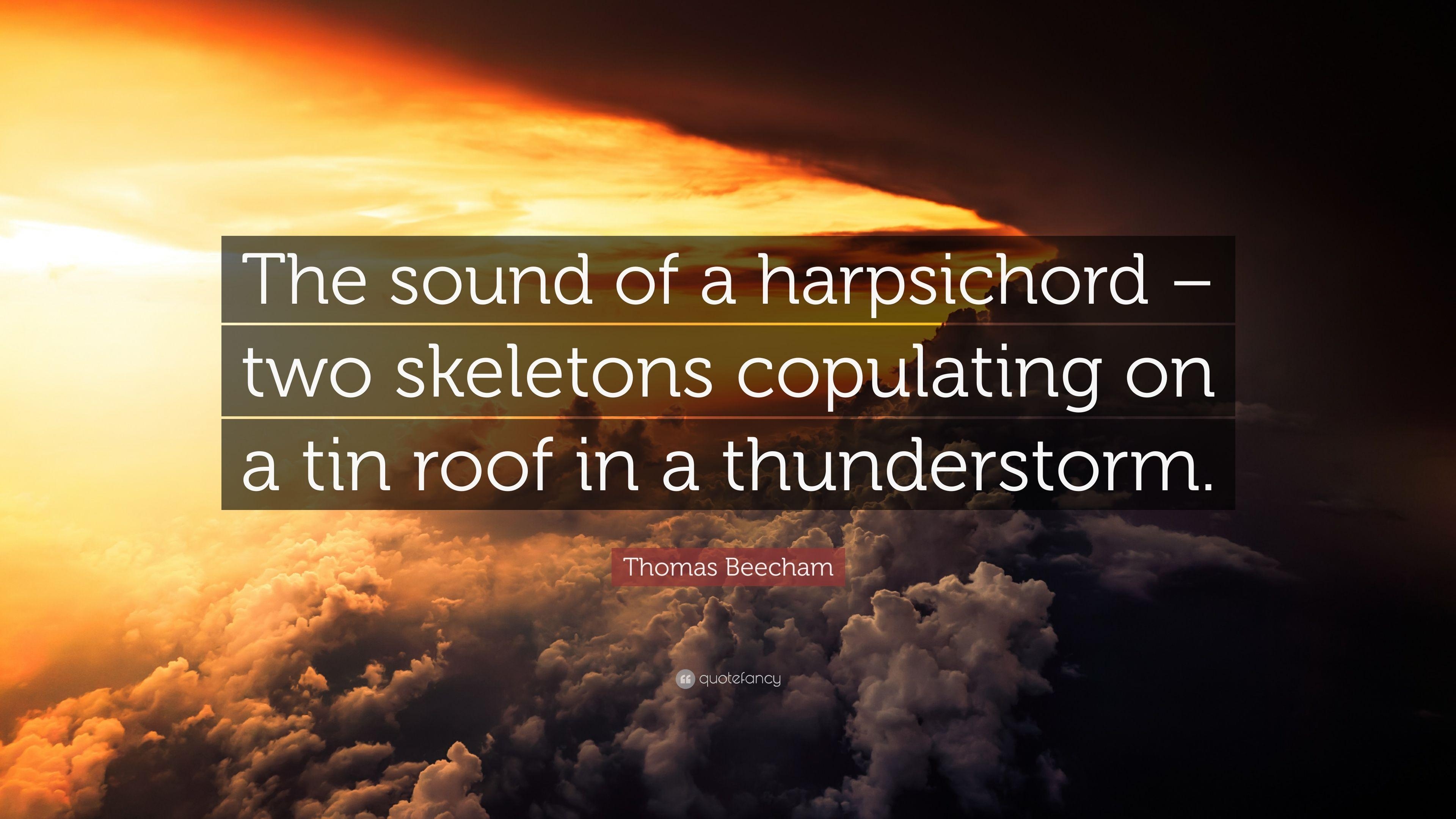 3840x2160 Thomas Beecham Quote: “The sound of a harpsichord, Desktop