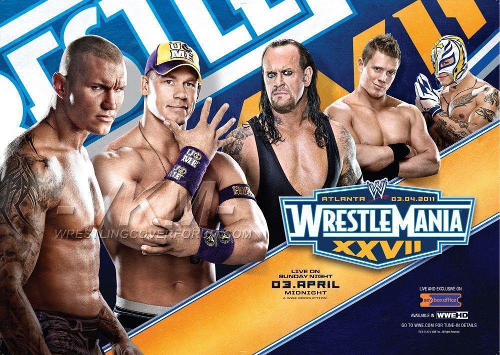 1000x720 WWE WrestleMania 27 HQ Poster Unchained WWE.com WWE Wallpaper, Desktop