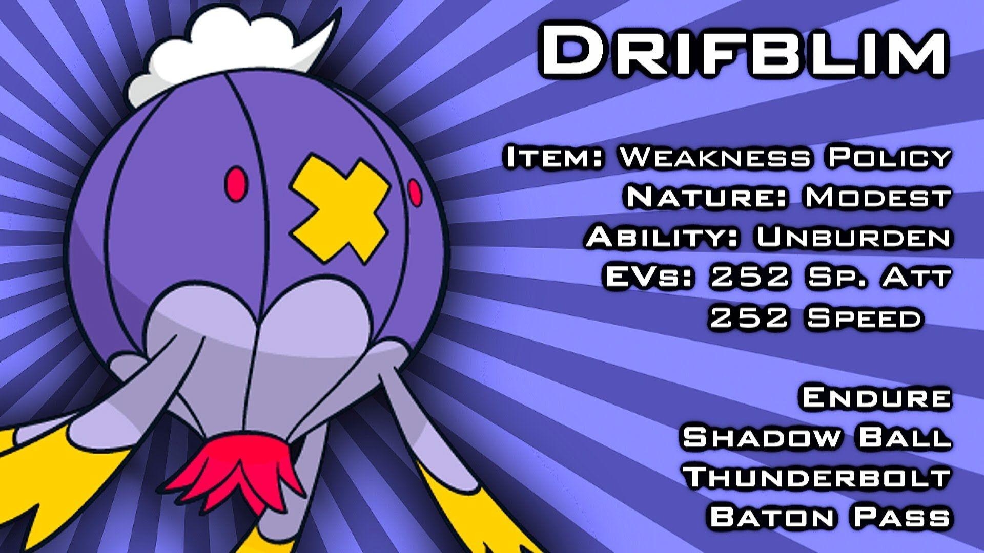 1920x1080 Custom Moveset: Weakness Policy Drifblim, Desktop