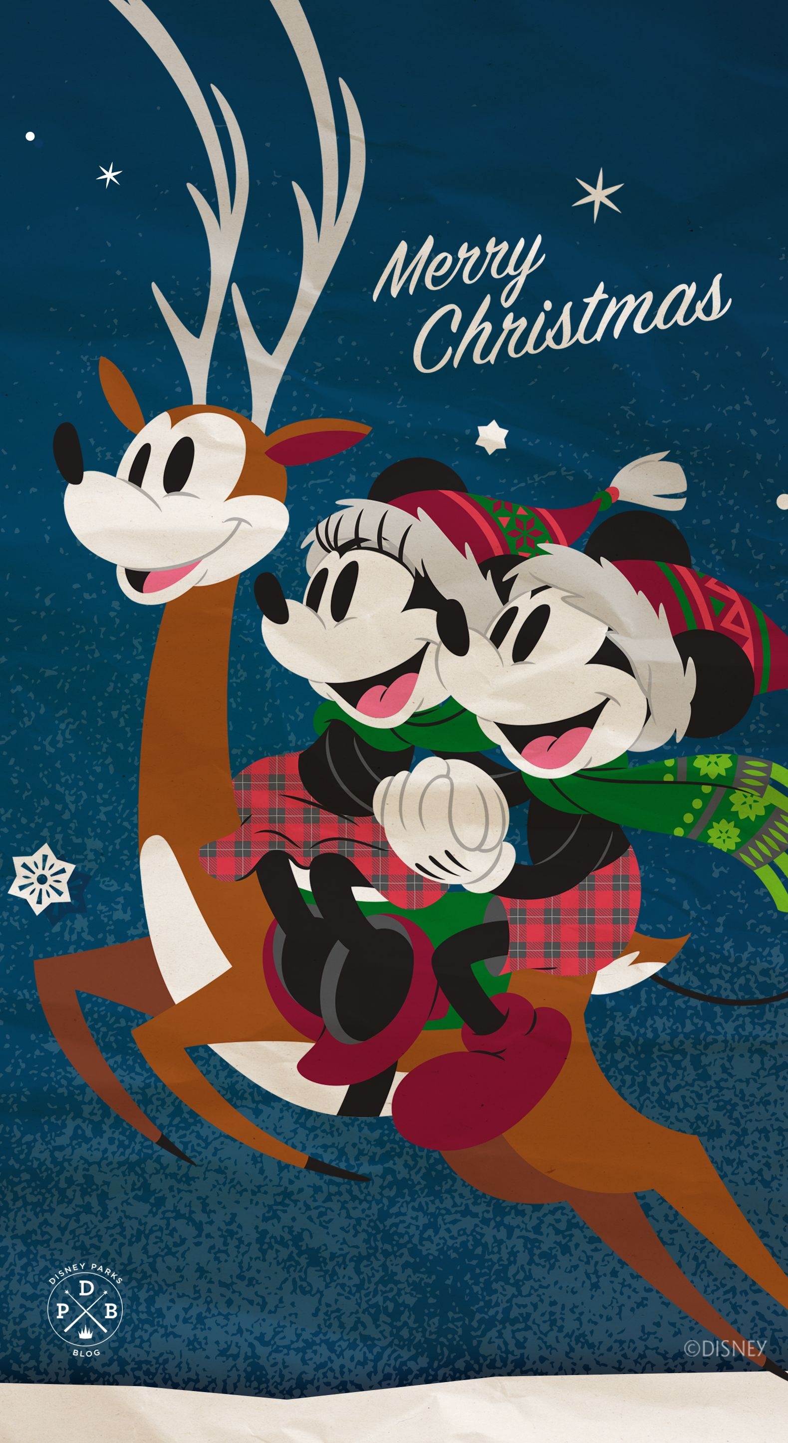 1580x2890 Mickey & Minnie Mouse 2018 Holiday Wallpaper, Phone