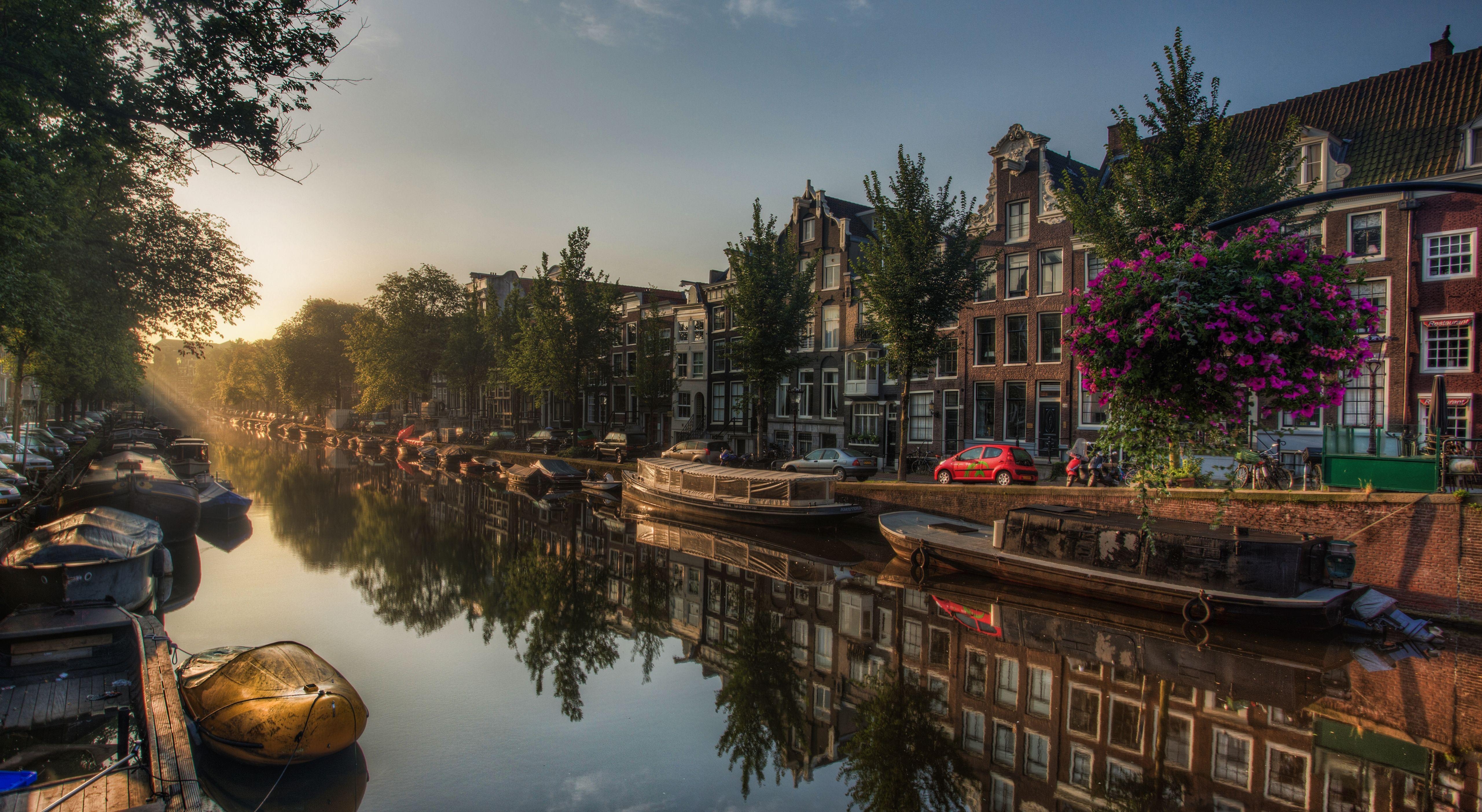 5130x2810 Amsterdam HD Wallpaper, Desktop