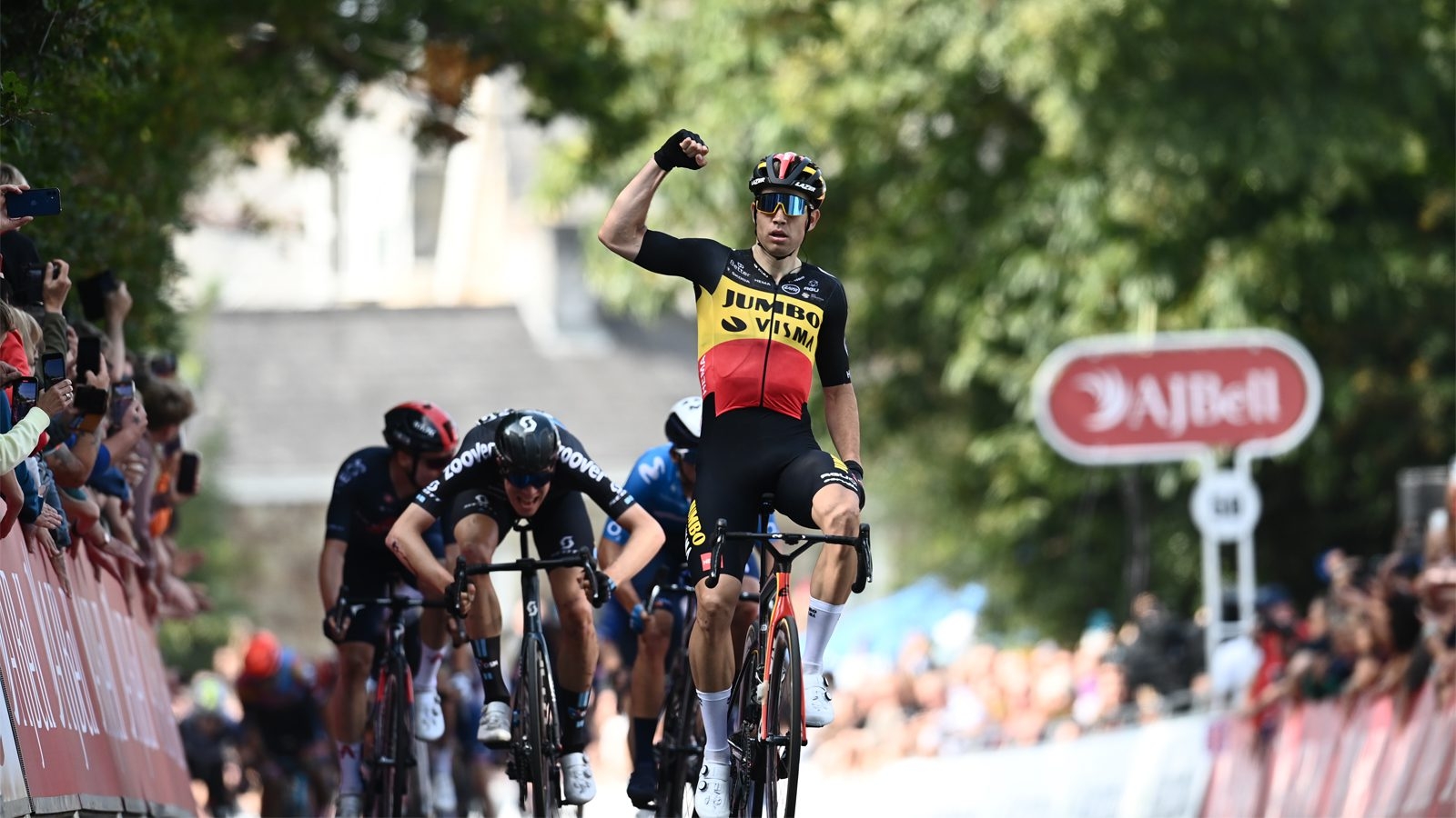 1600x900 Tour of Britain. Wout van Aert wins stage one of the AJ Bell Tour of Britain in Cornwall, Desktop