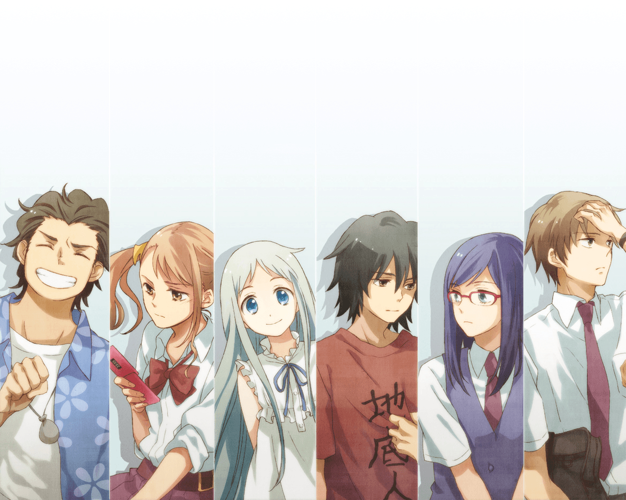 1280x1030 anime best friends group boys and girls, Desktop