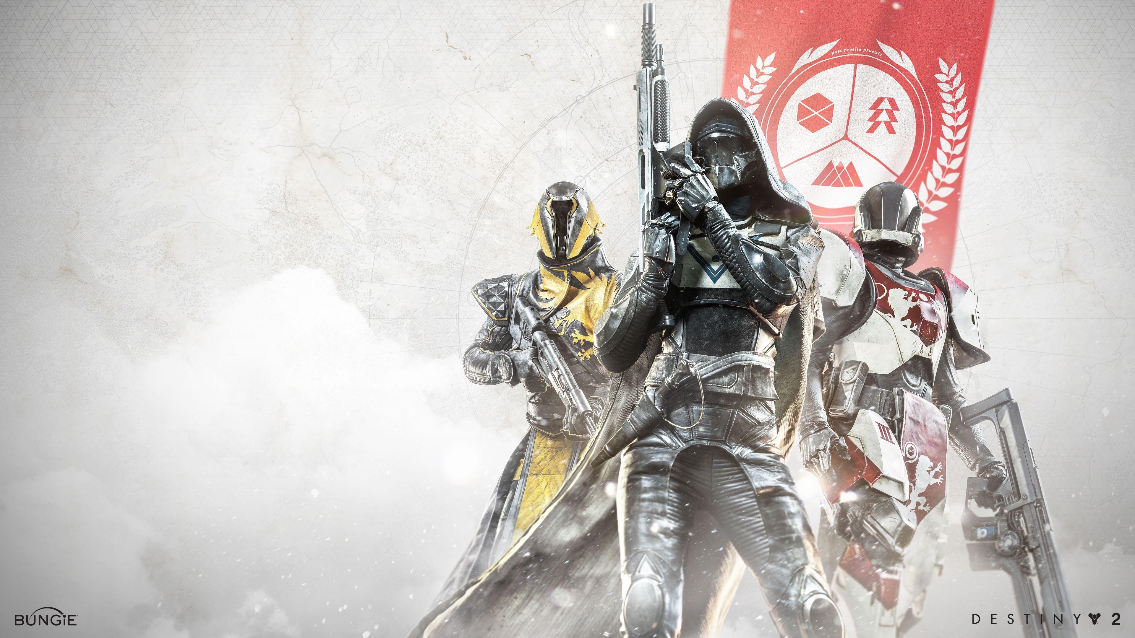 3840x2160 Destiny 2 HD & 4k Wallpaper with Hunters, Titans & More, Desktop