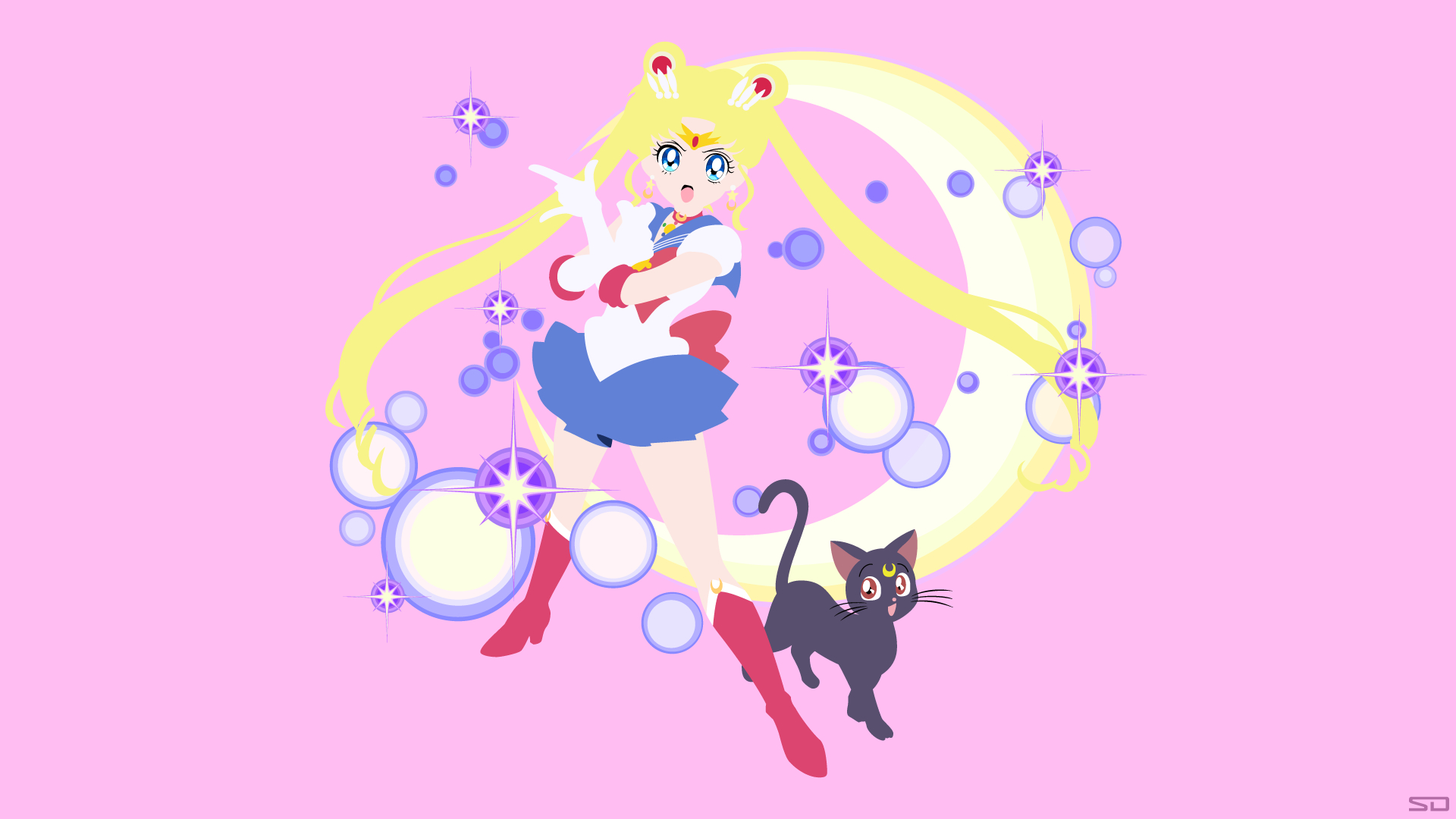 1920x1080 4K Luna (Sailor Moon) Wallpaper and Background Image, Desktop