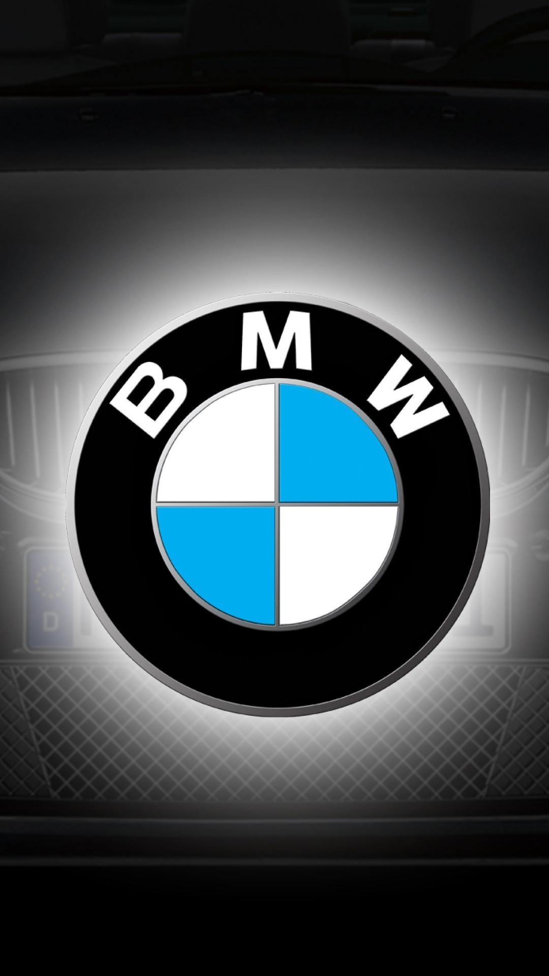 1080x1920 BMW Logo Grey Blue Car Android Wallpaper free download, Phone