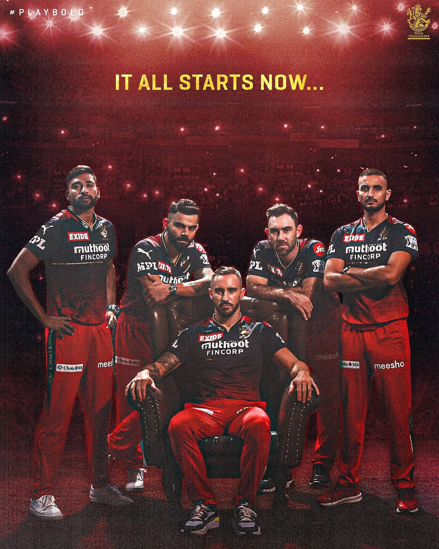 1540x1920 Download Royal Challengers Bangalore Sitting Wallpaper, Phone