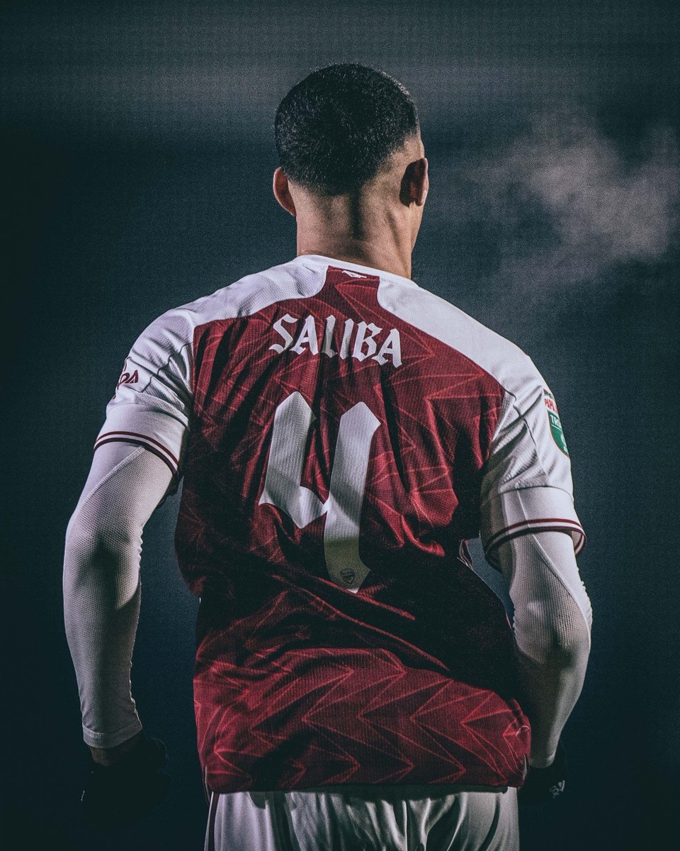 960x1200 SPORTbible Saliba makes his competitive Arsenal debut tonight, Phone