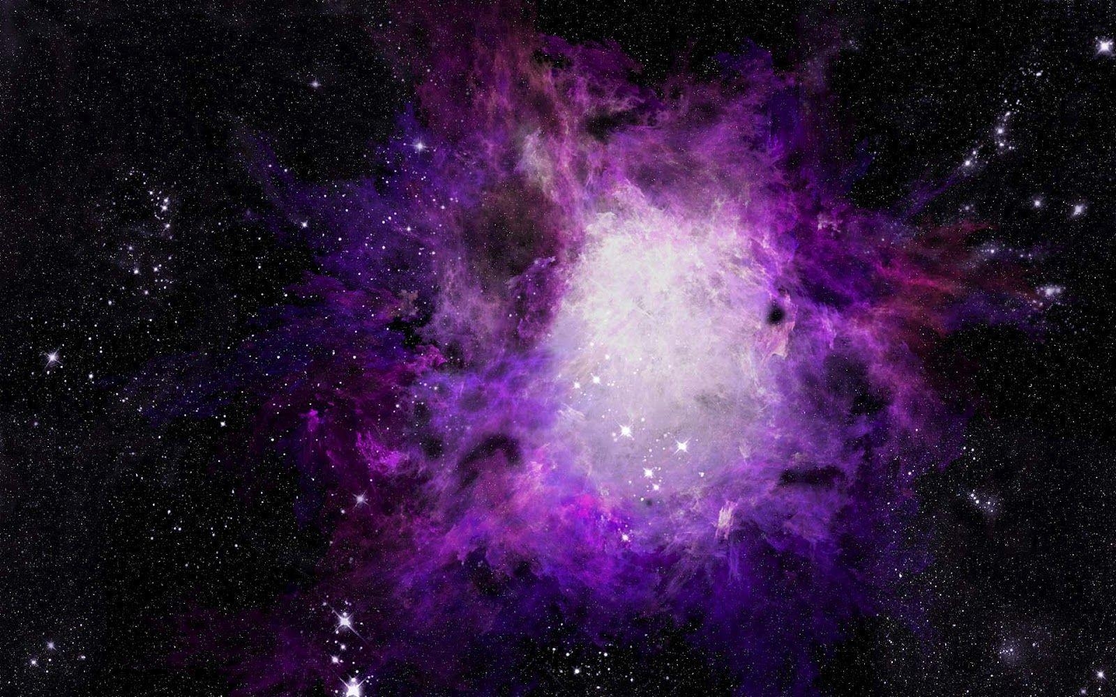 1600x1000 Purple Galaxy Wallpaper, Desktop