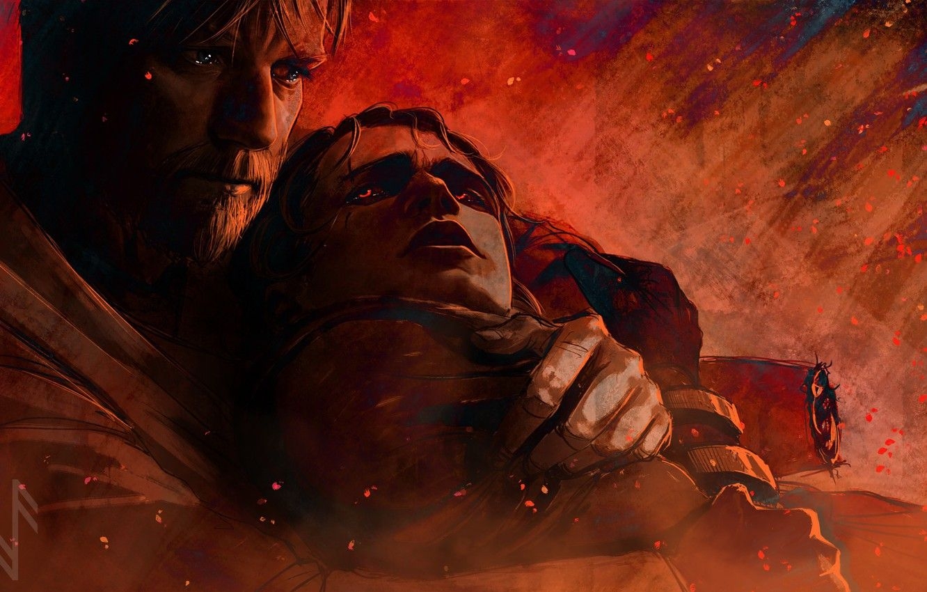 1340x850 Wallpaper Anakin Skywalker, Star Wars. Episode III. Revenge Of The Sith, Obi Wan, Star Wars. Episode 3: Revenge Of The Sith Image For Desktop, Section фильмы, Desktop