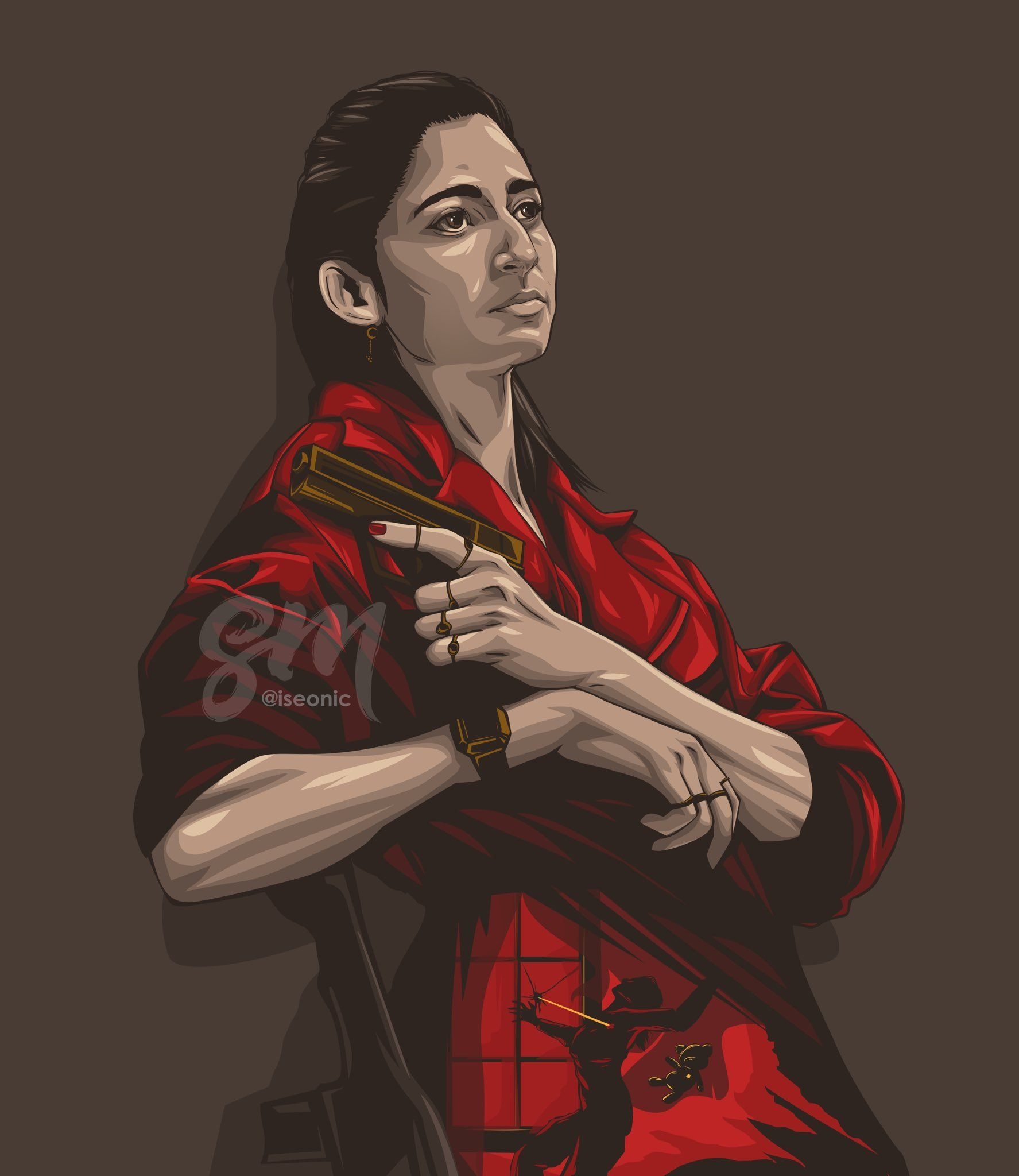 1780x2050 Nairobi Money Heist Wallpaper, Phone