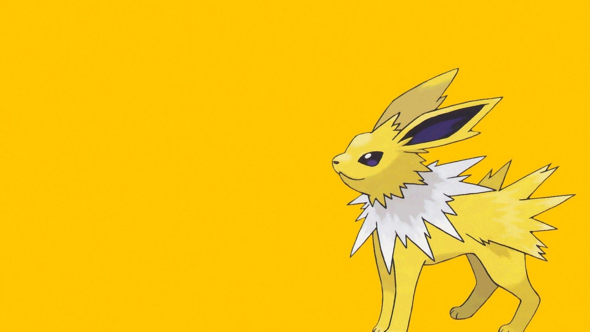 1920x1080 ScreenHeaven: Jolteon Pokemon simple background desktop and mobile, Desktop