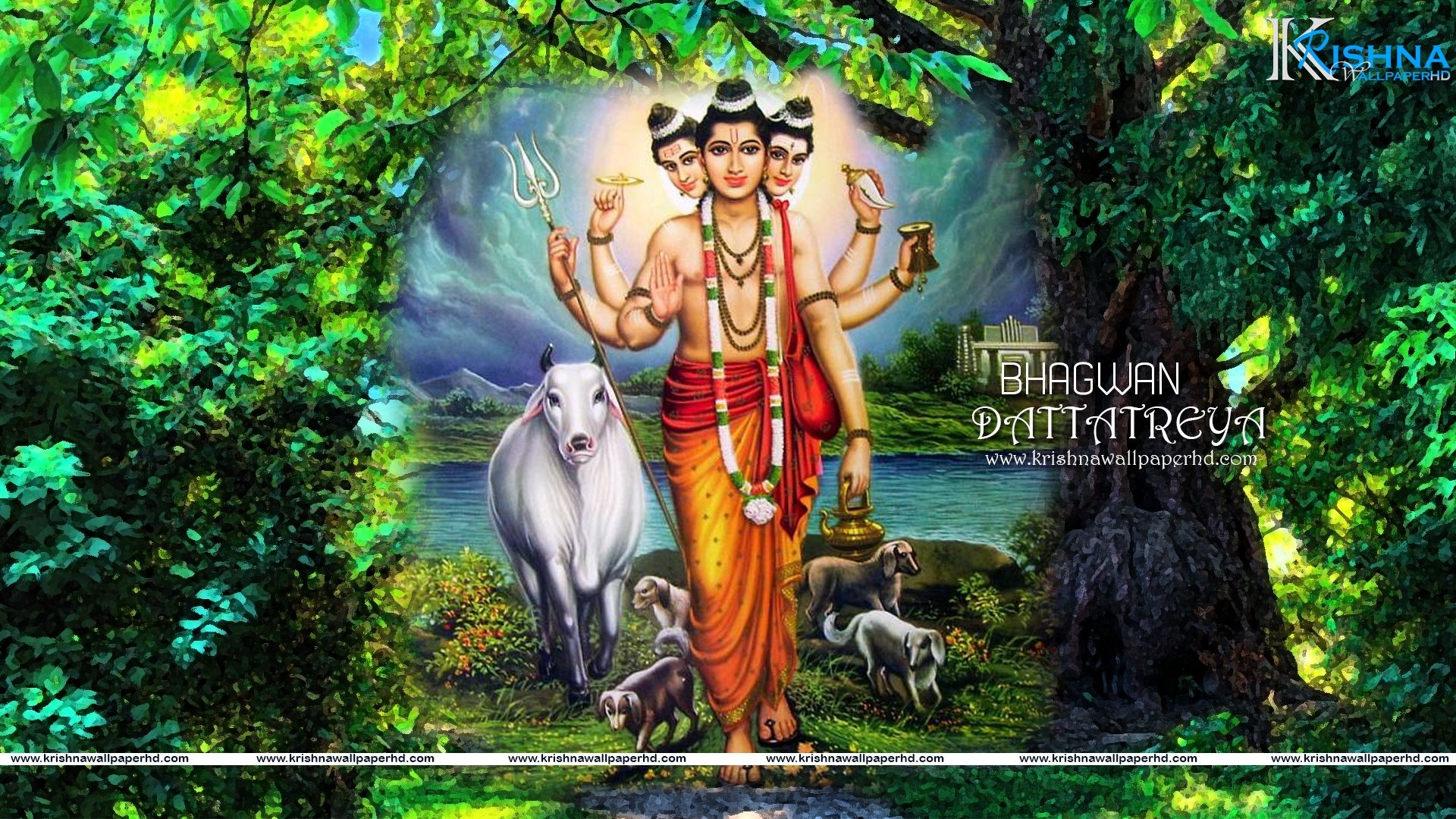 1920x1080 God Dattatreya HD Wallpaper Free Download Wallpaper HD, Desktop