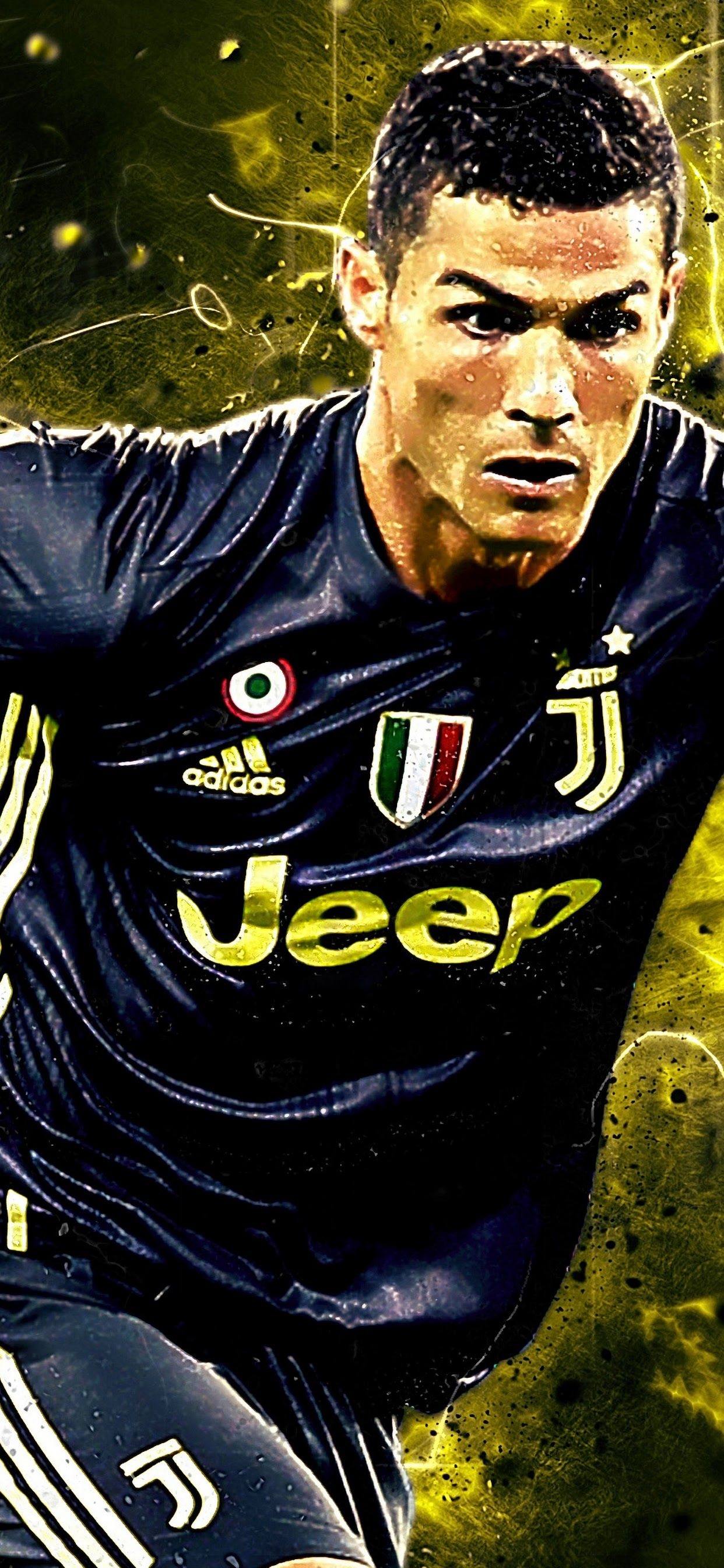 1250x2690 Cristiano Ronaldo Football 4K Wallpaper, Phone