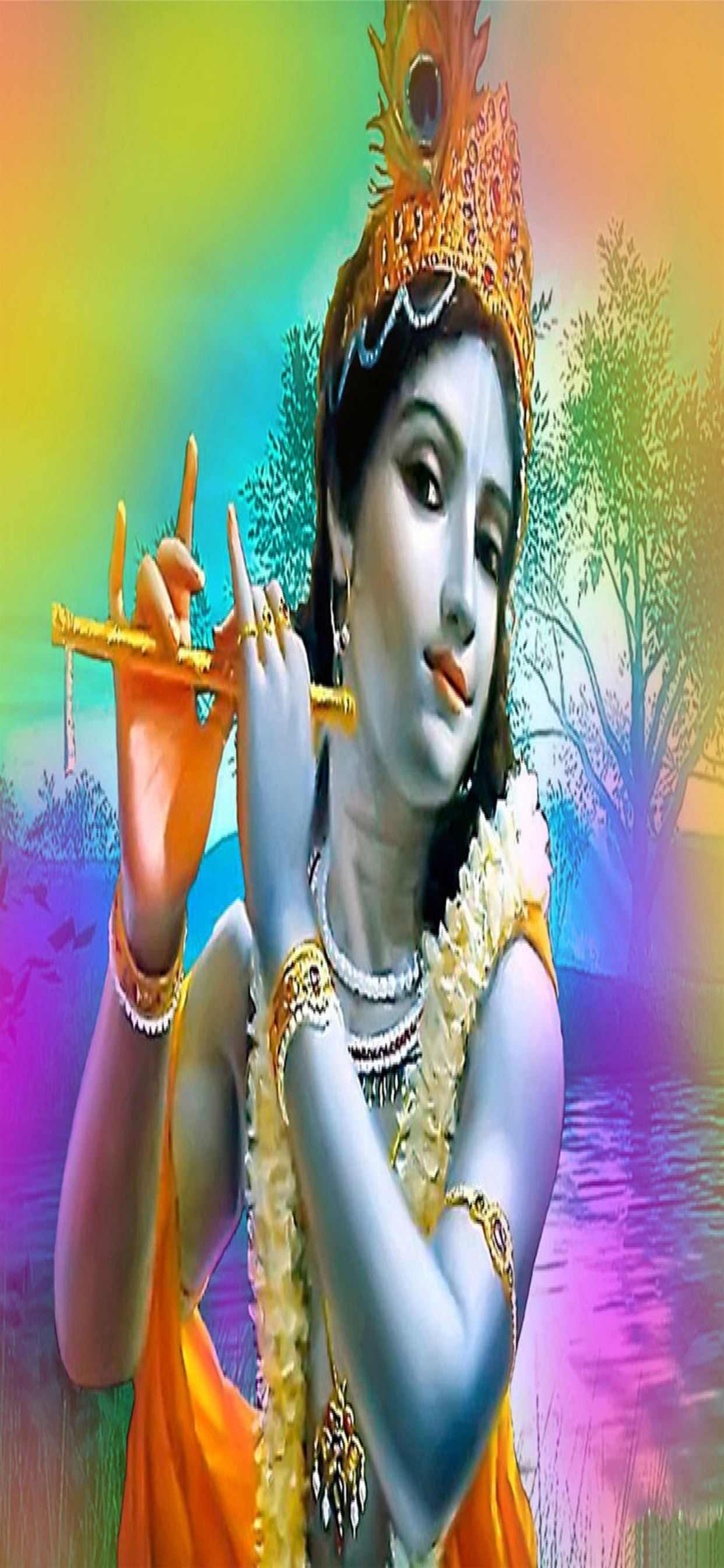 1250x2690 Lord krishna HD for, Phone