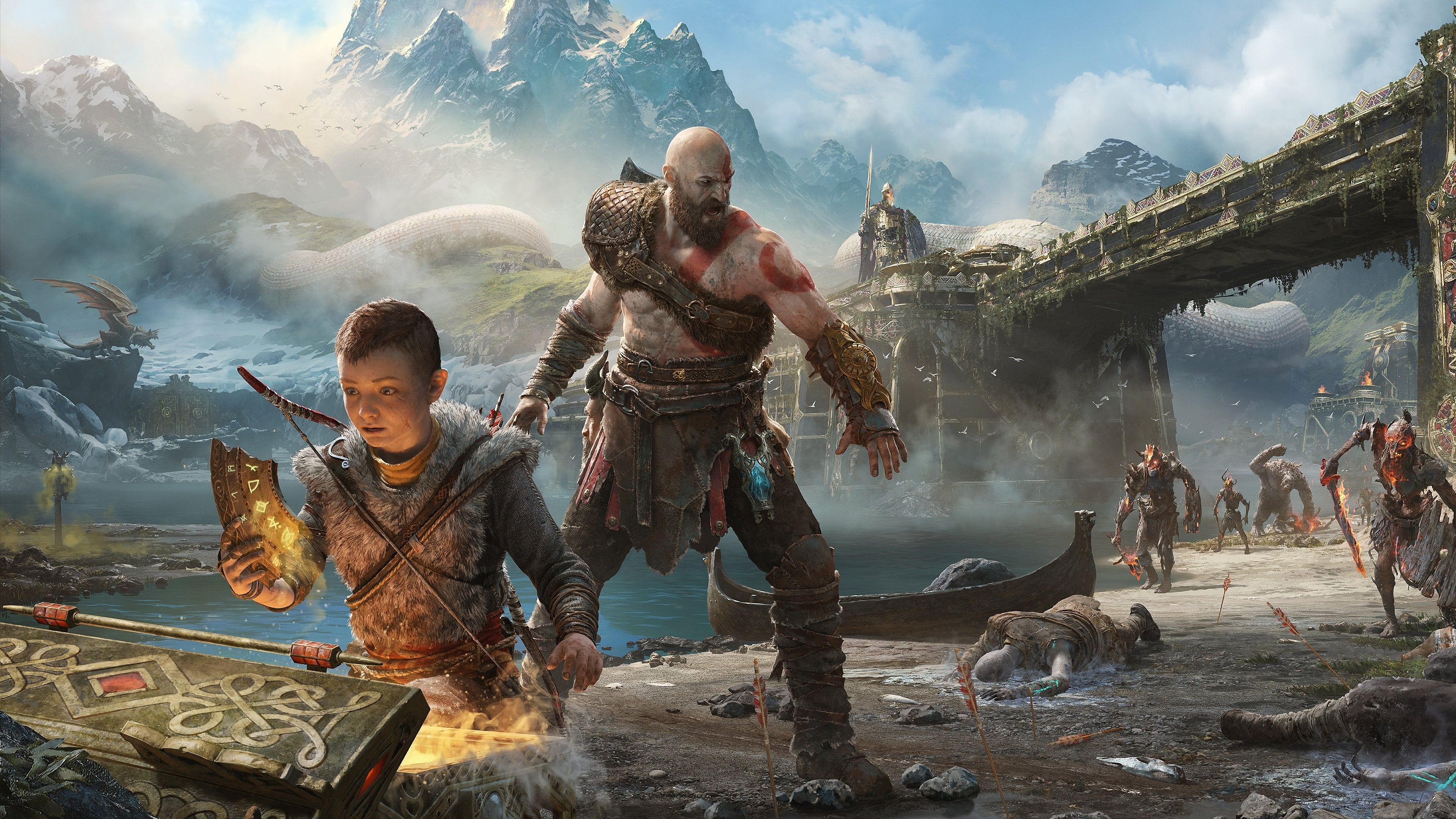 3840x2160 I found this after searching for a 4K GoW wallpaper and it's, Desktop