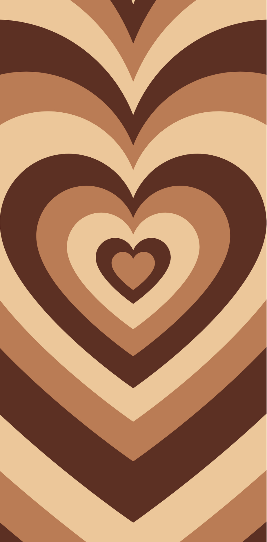 930x1870 high quality brown heart iphone background, Phone