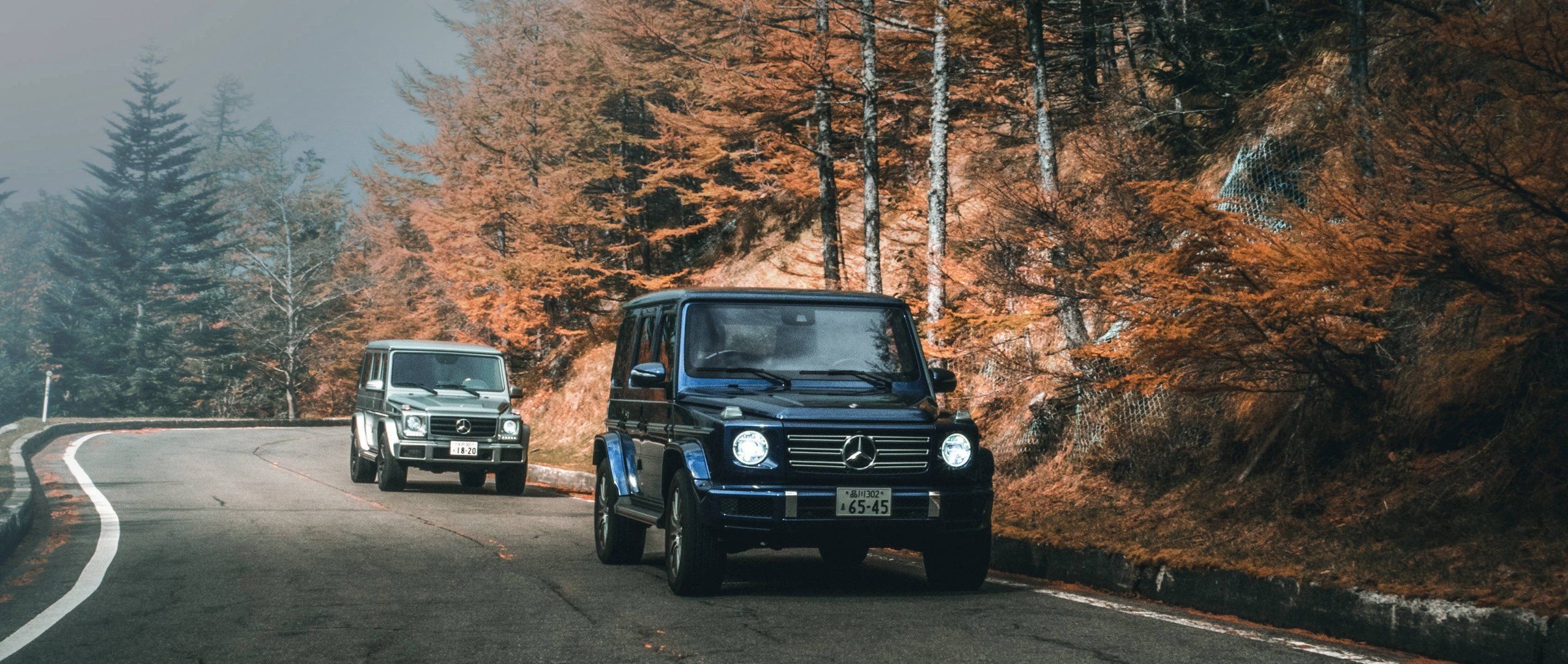 2560x1090 The Mercedes Benz G Class In The Land Of Contrasts: Japan, Dual Screen